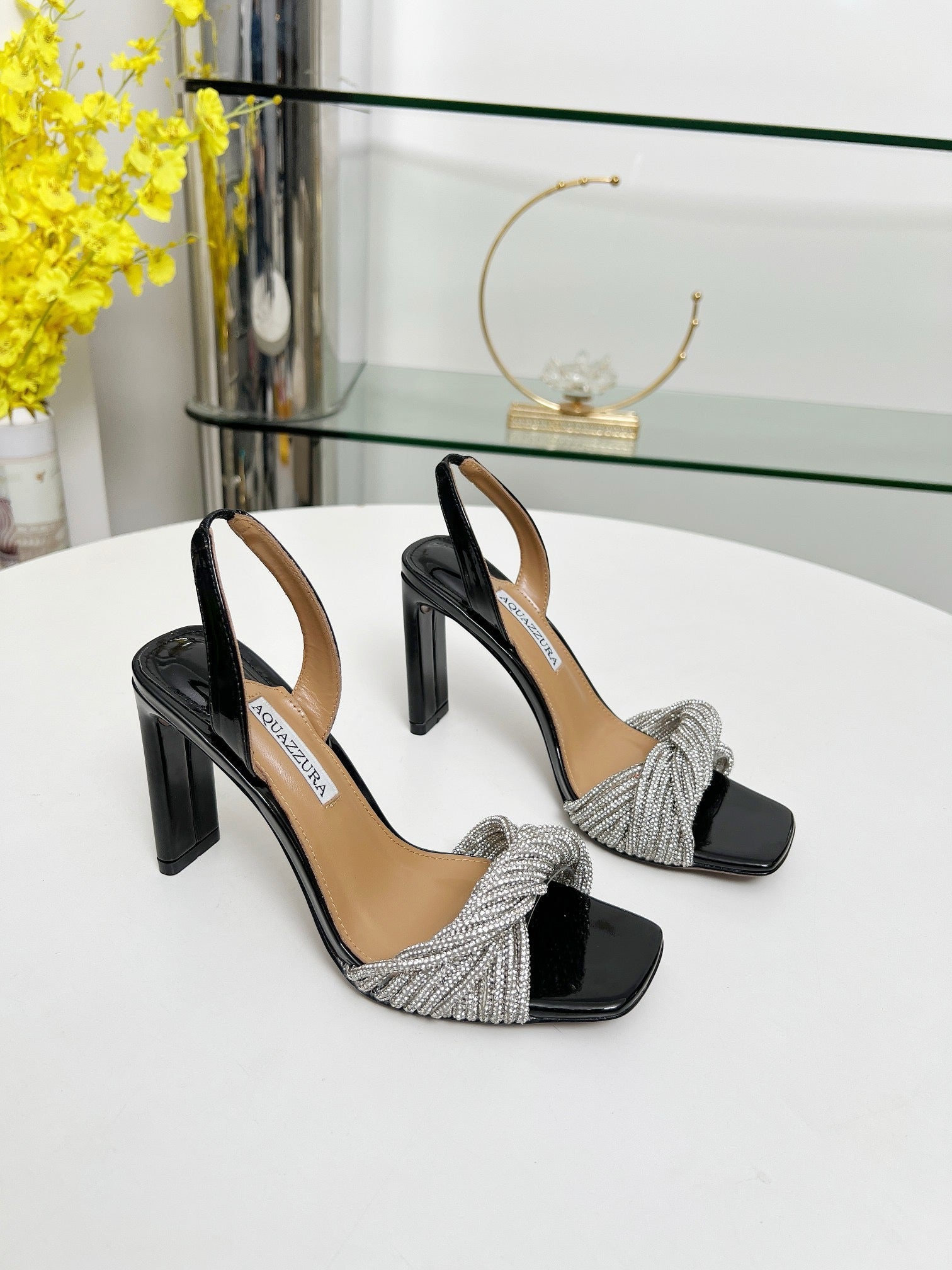 Aquazzura Rhinestone Pumps – 2025 Collection