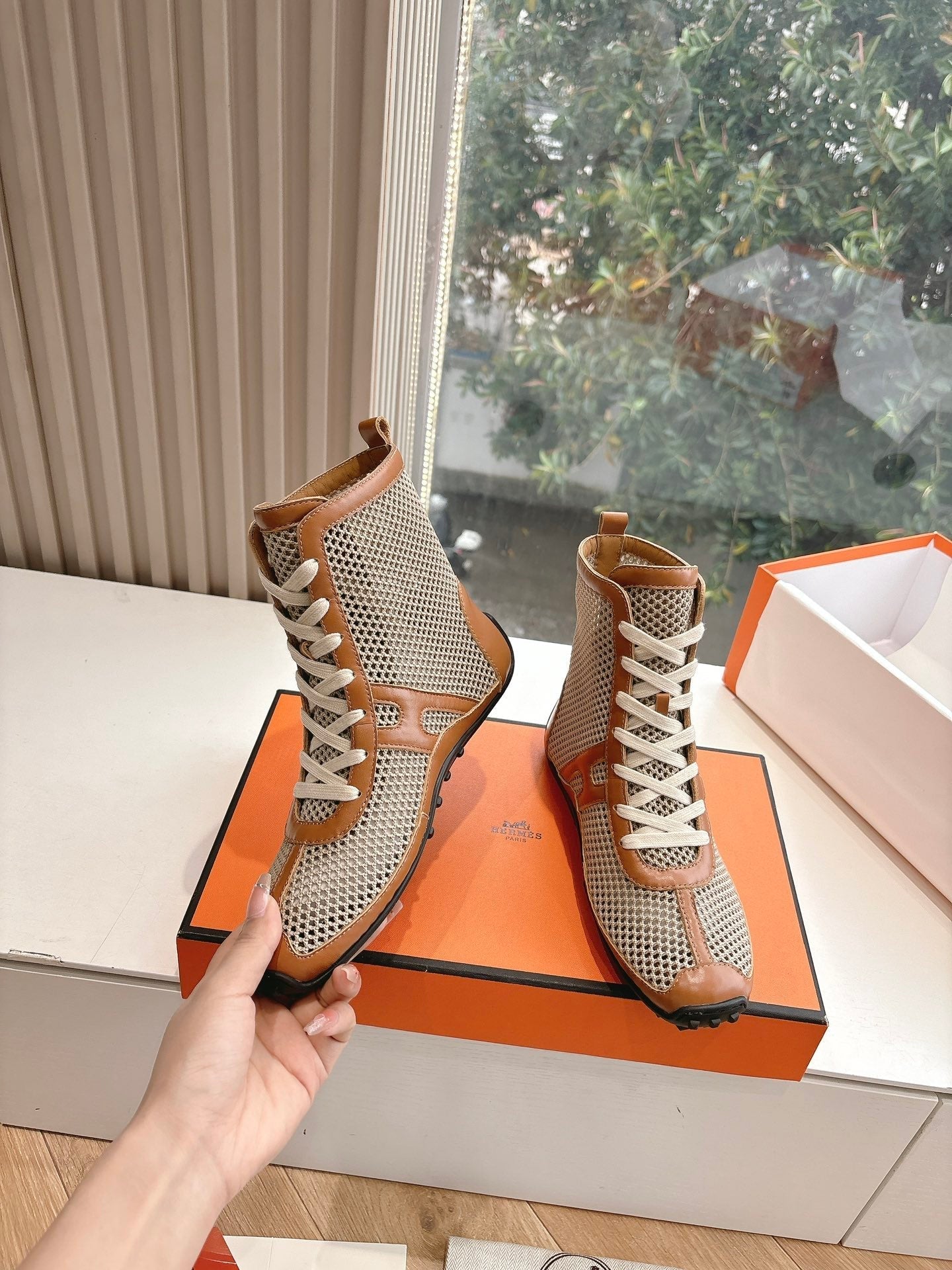Hermès Bouncing Mesh Sneakers