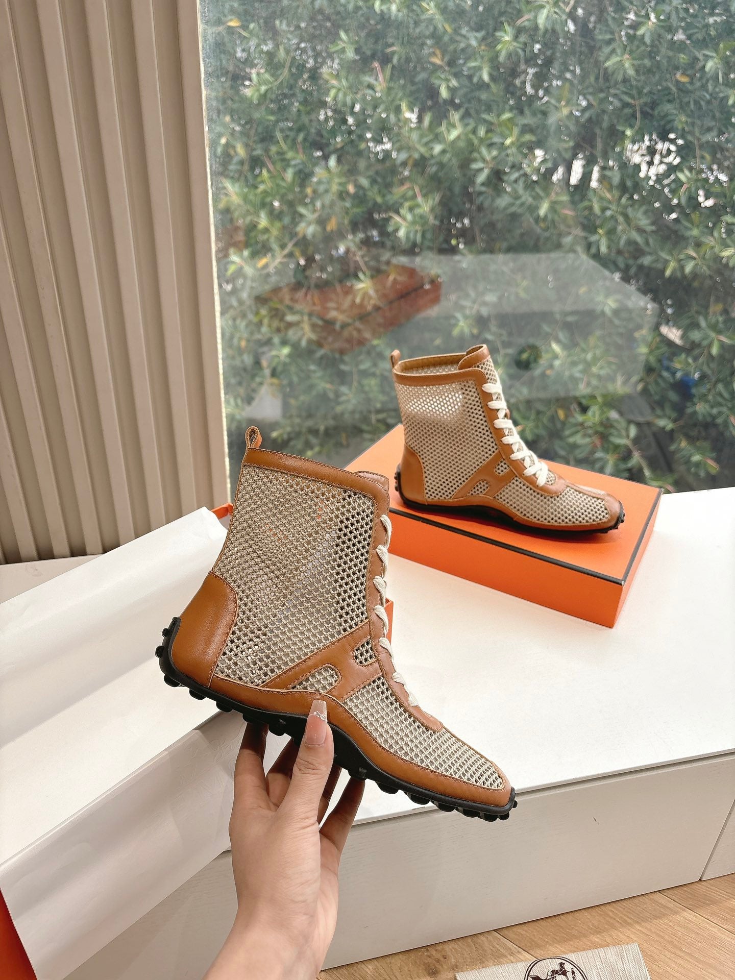Hermès Bouncing Mesh Sneakers