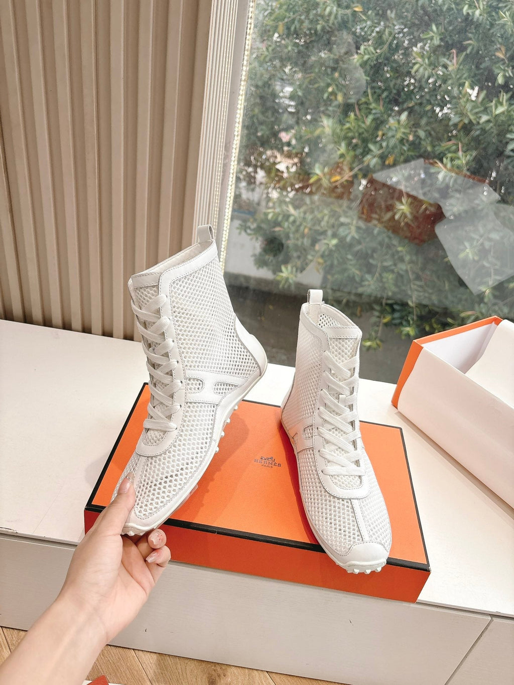 Hermès Bouncing Mesh Sneakers