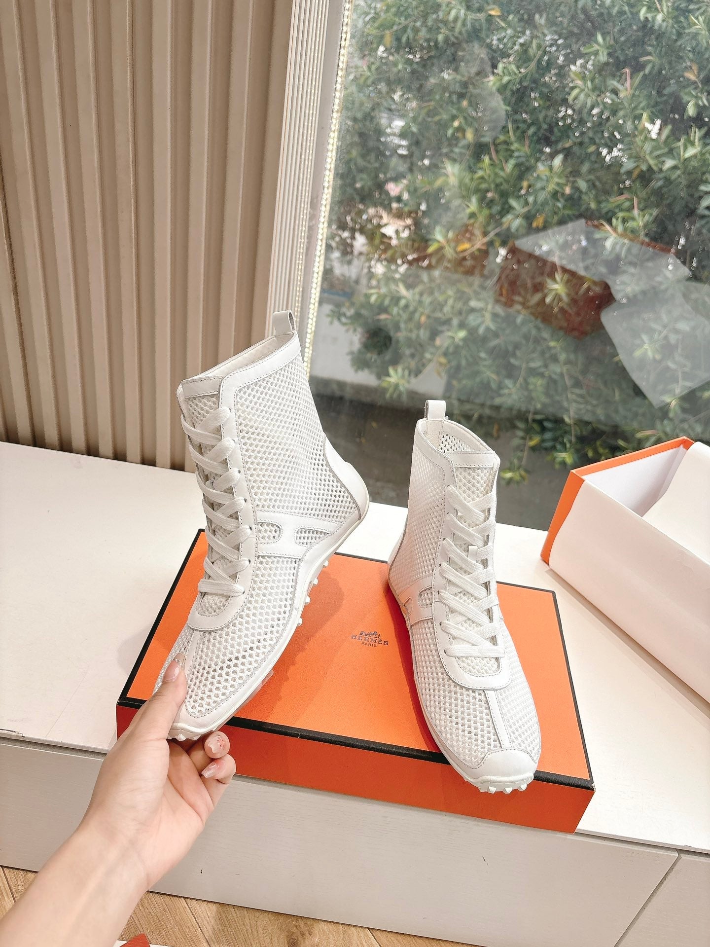 Hermès Bouncing Mesh Sneakers