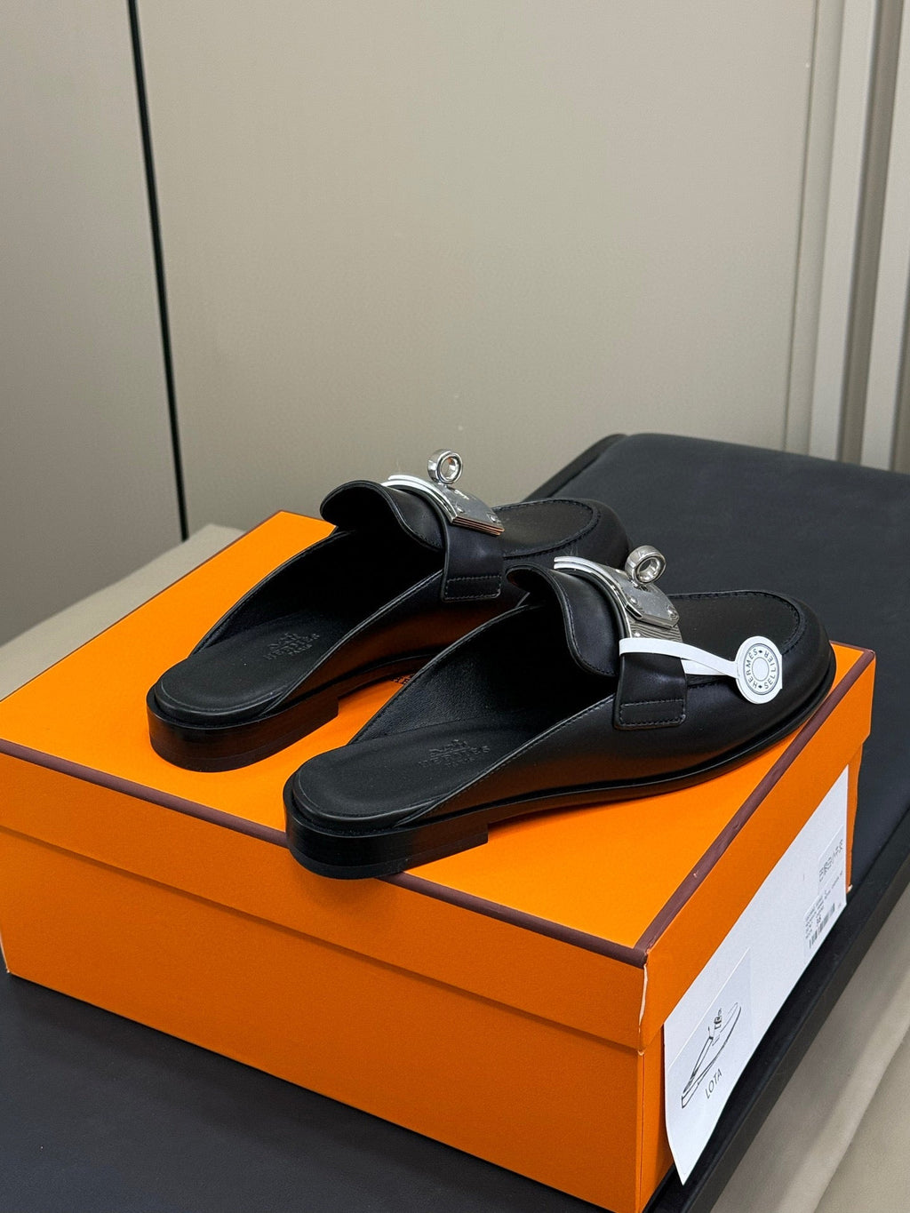 Hermes Kelly Wide Buckle Mules – 2025 Collection