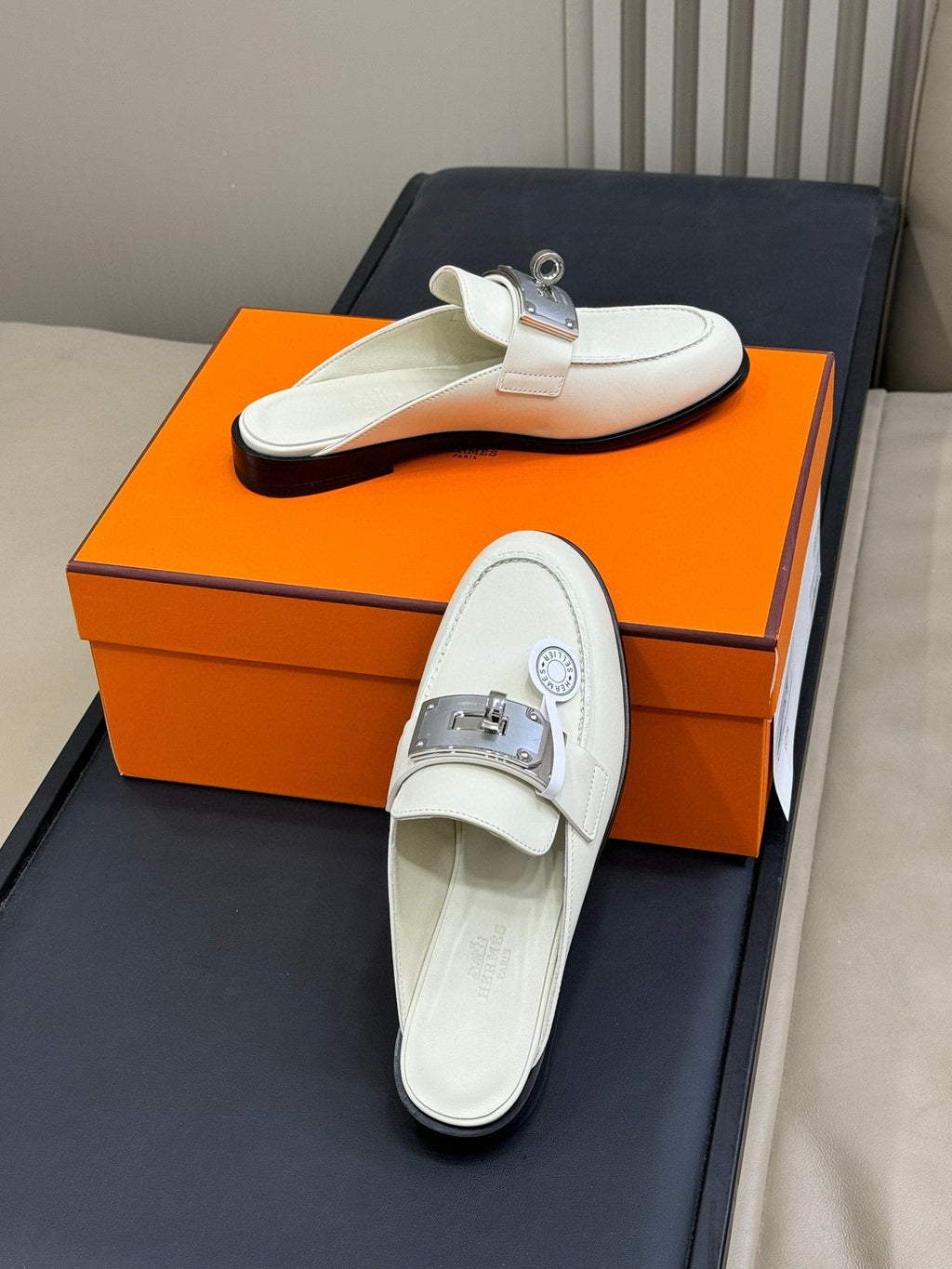 Hermes Kelly Wide Buckle Mules – 2025 Collection