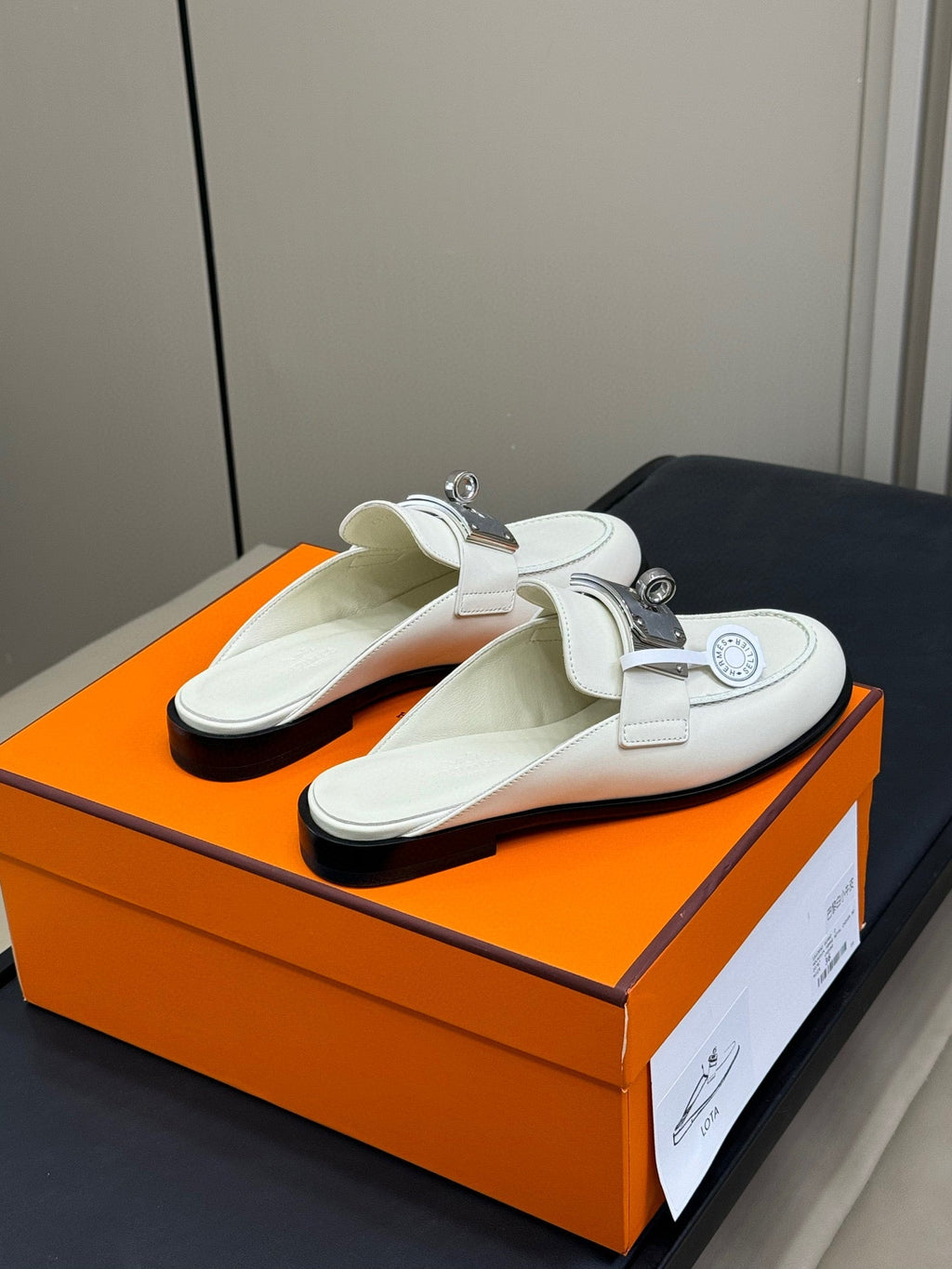 Hermes Kelly Wide Buckle Mules – 2025 Collection