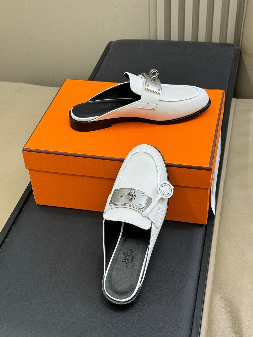 Hermes Kelly Wide Buckle Mules – 2025 Collection