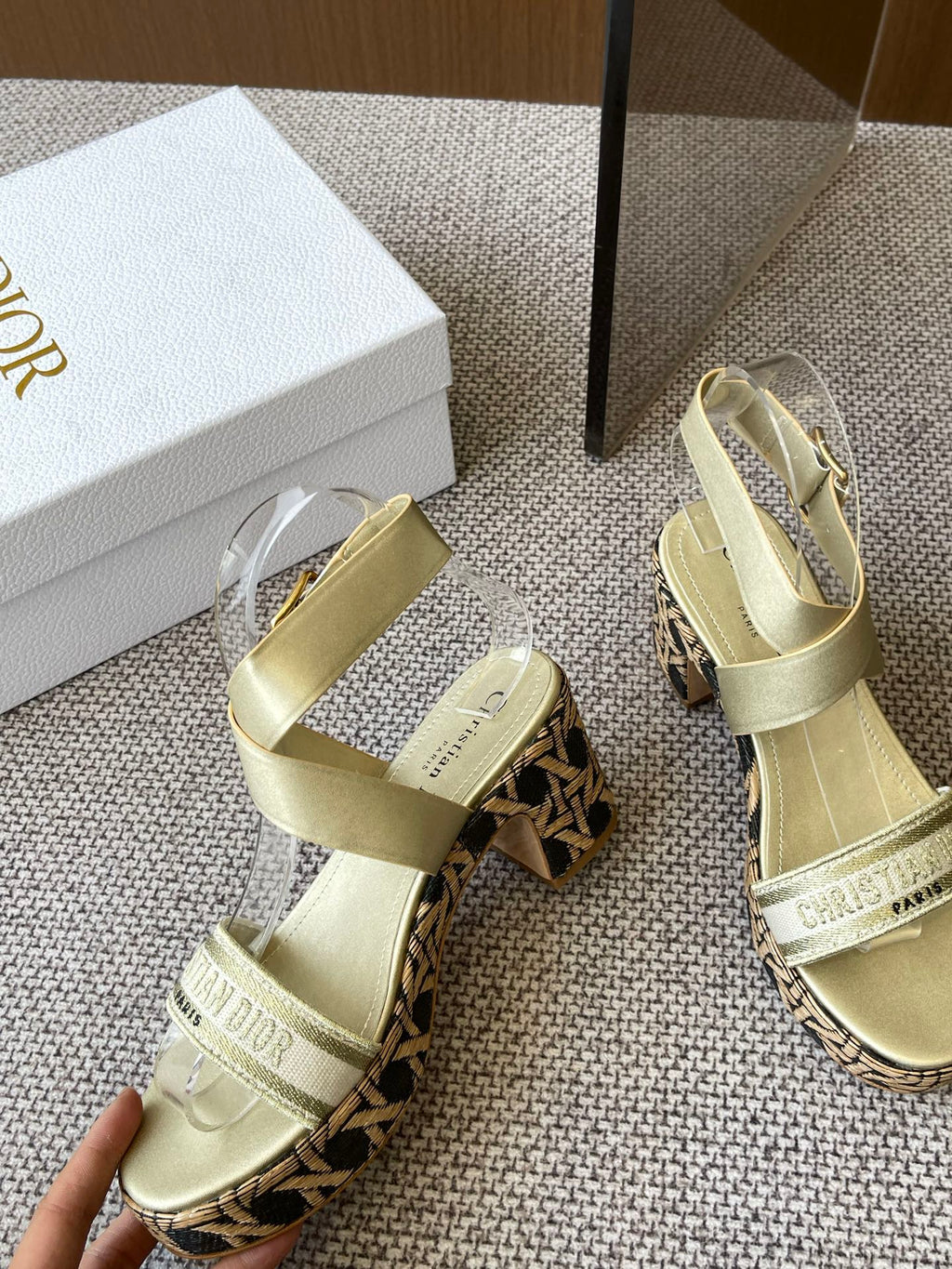 Dior Riviera Dway Wedge Sandals – Spring/Summer 2025 Collection