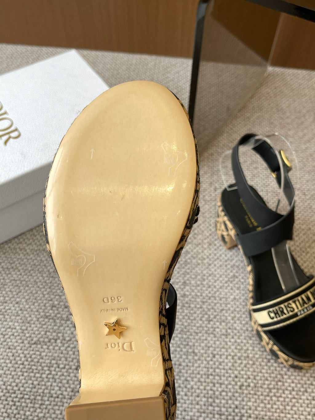 Dior Riviera Dway Wedge Sandals – Spring/Summer 2025 Collection