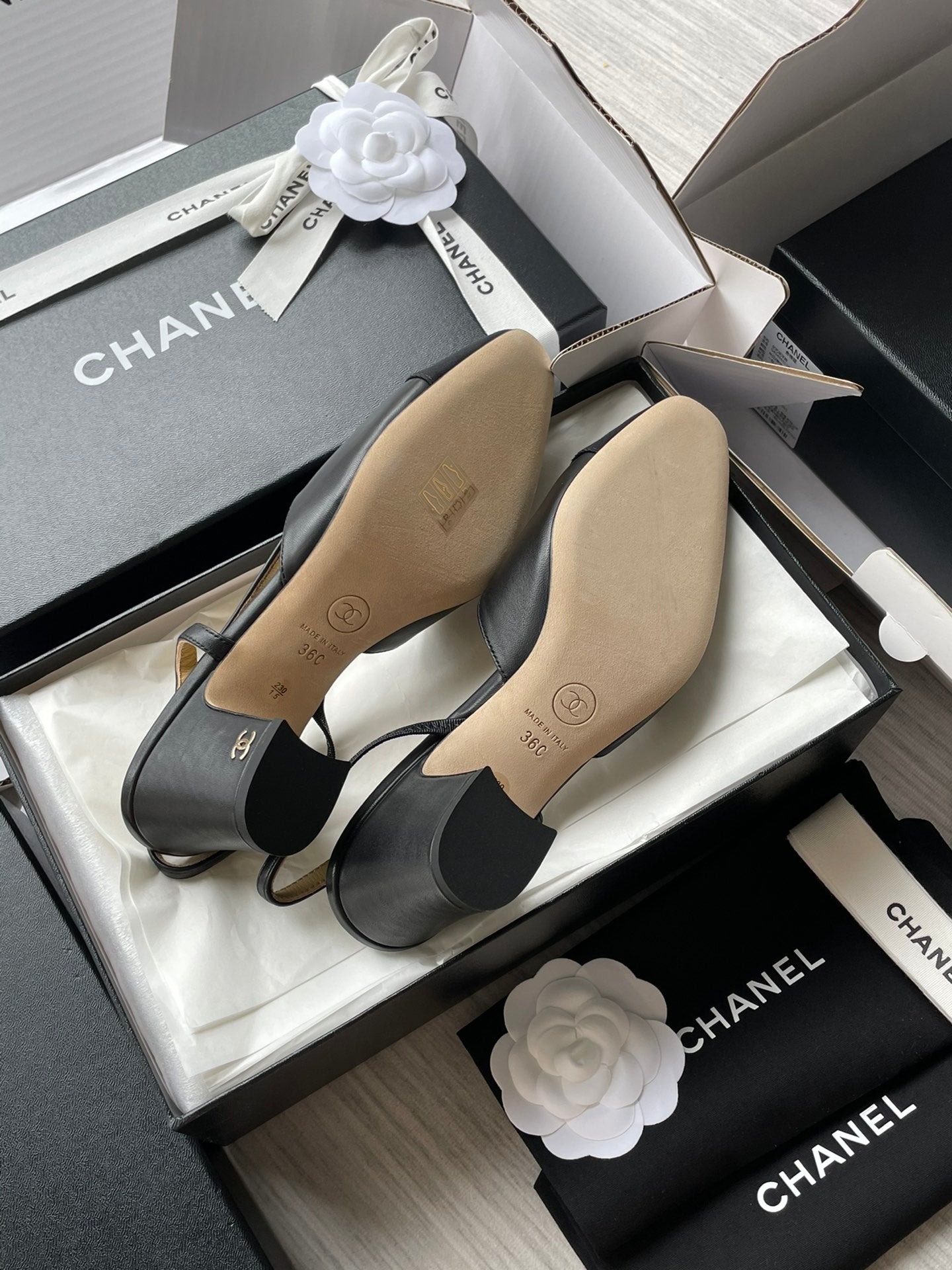 Chanel Slingback Sandals