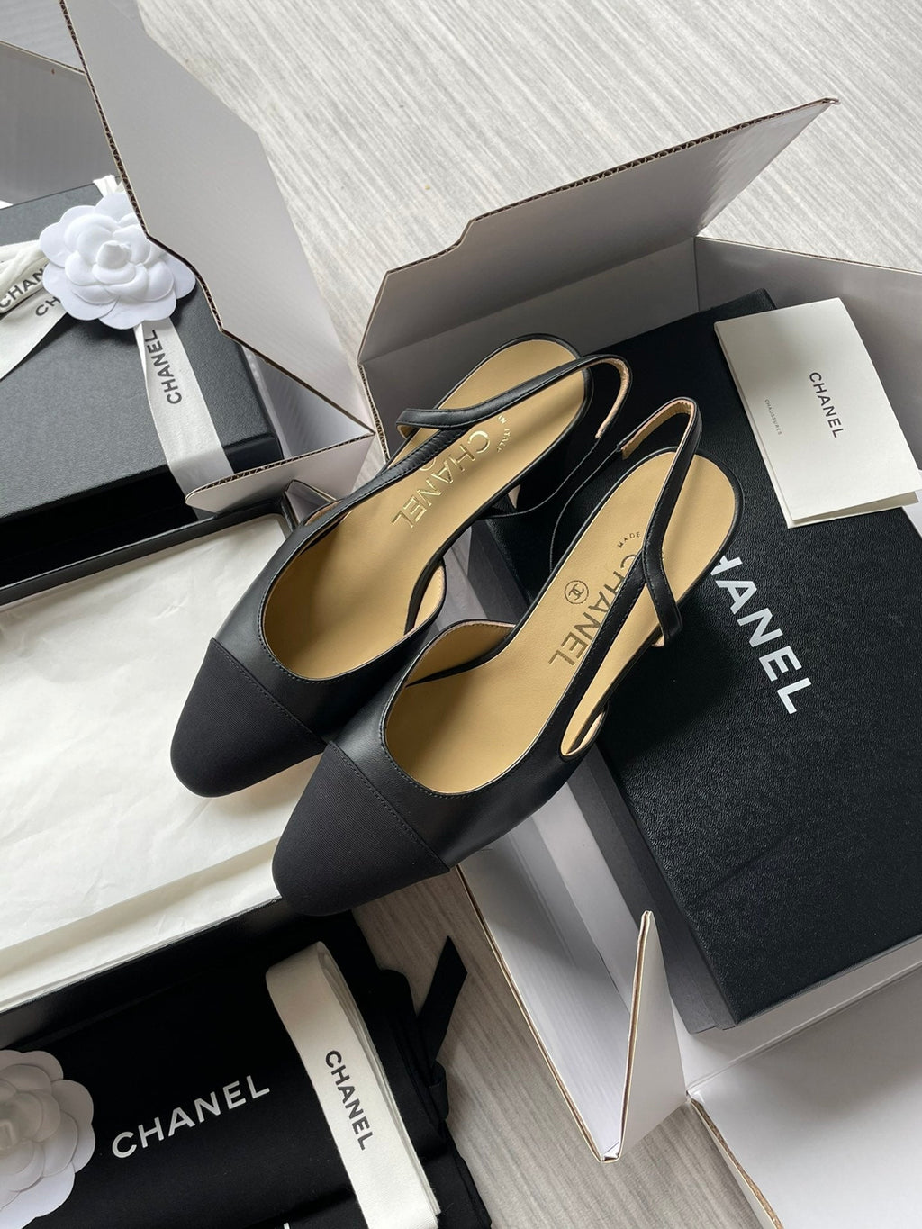 Chanel Slingback Sandals