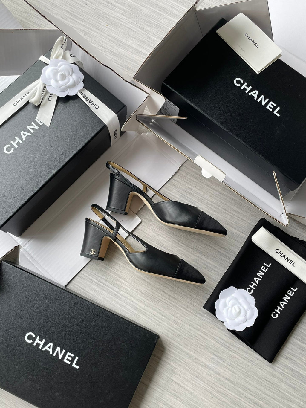 Chanel Slingback Sandals