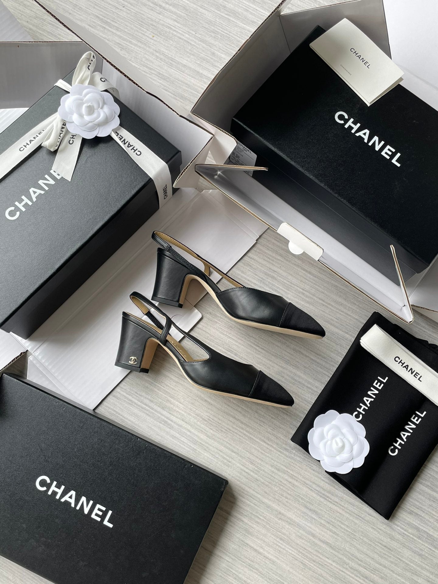 Chanel Slingback Sandals