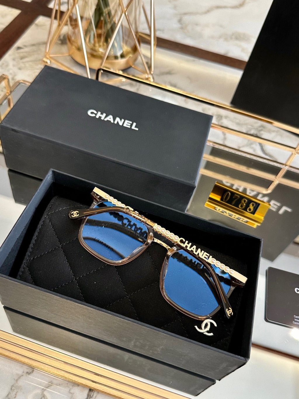 Chanel Polarized Acetate Sunglasses