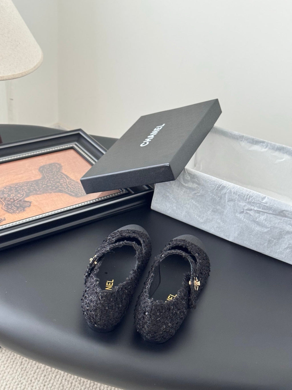 Chanel 25s Runway Mary Jane Flats