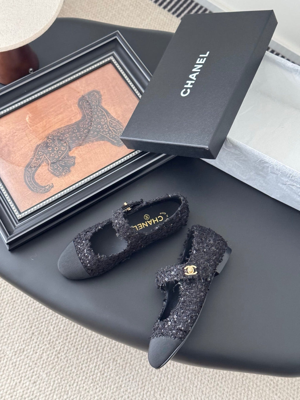 Chanel 25s Runway Mary Jane Flats