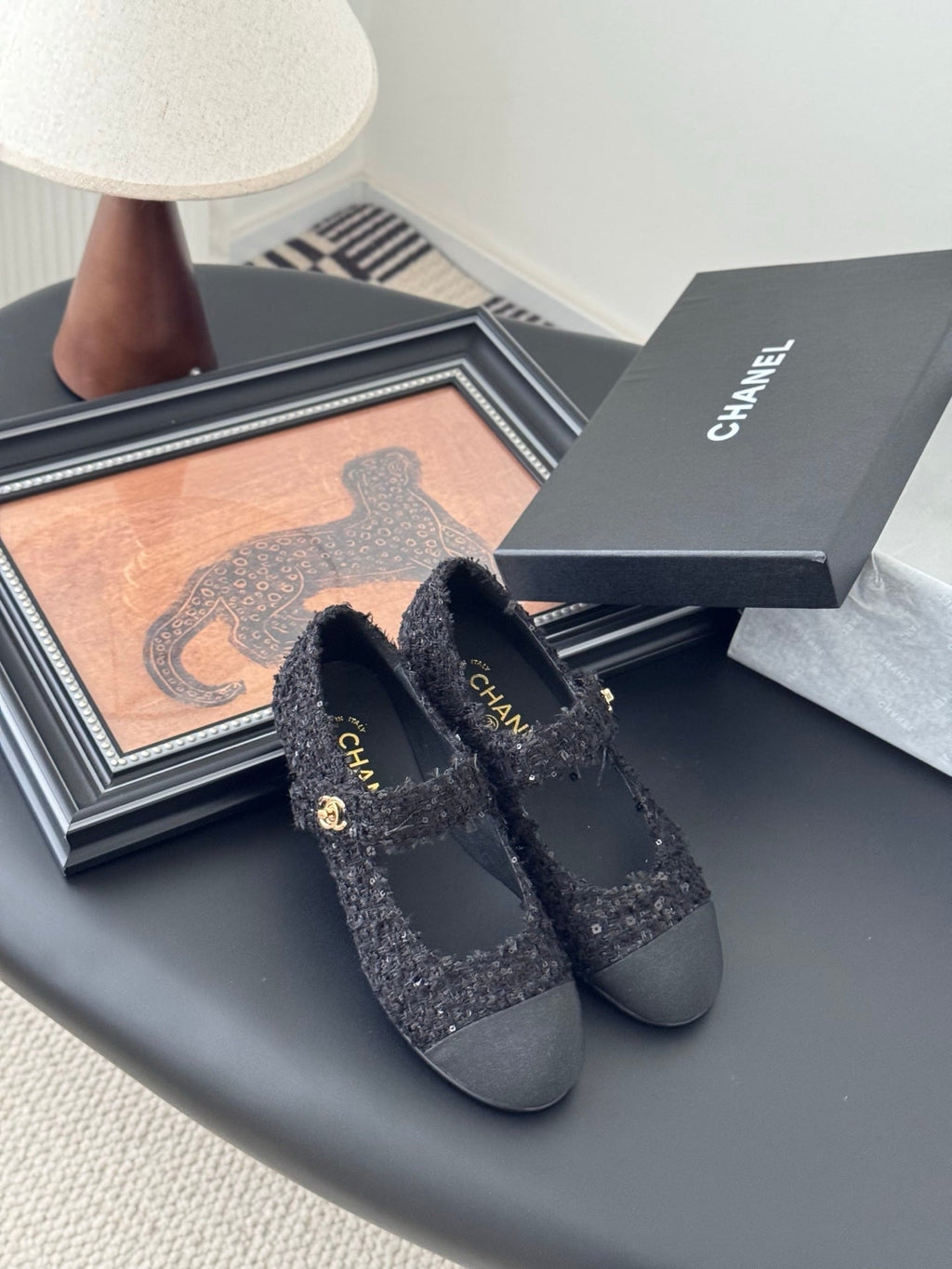 Chanel 25s Runway Mary Jane Flats