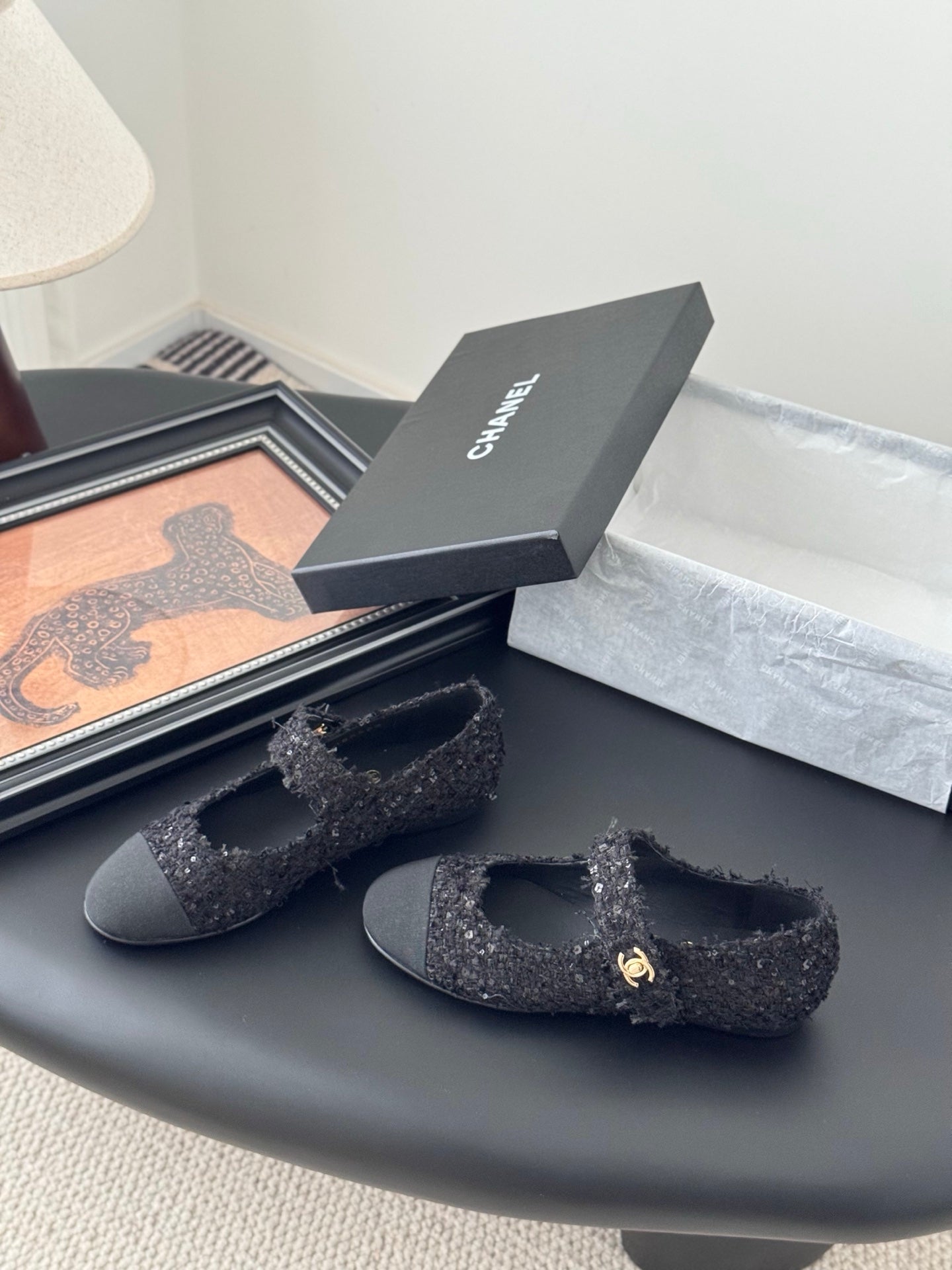 Chanel 25s Runway Mary Jane Flats