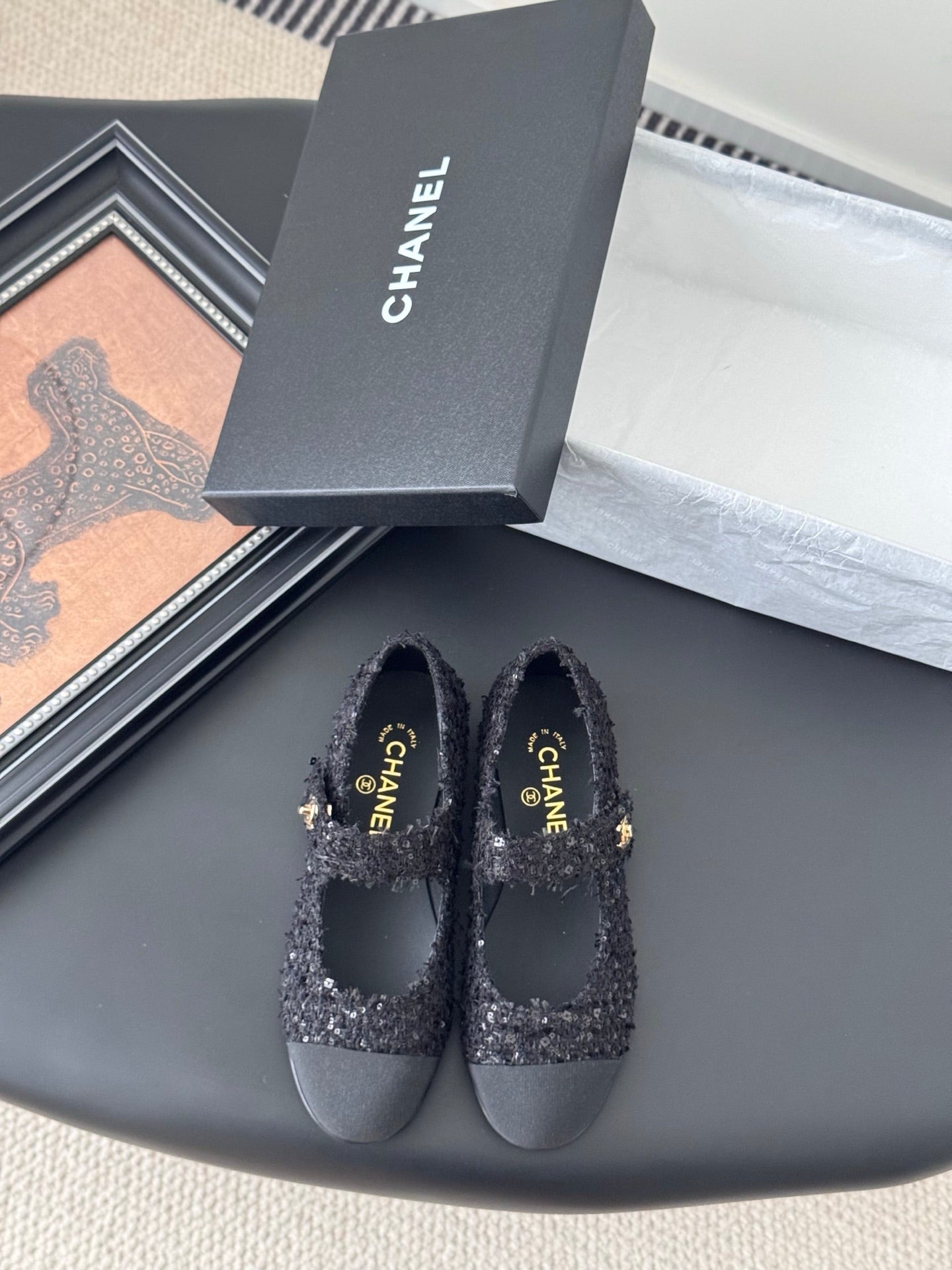 Chanel 25s Runway Mary Jane Flats