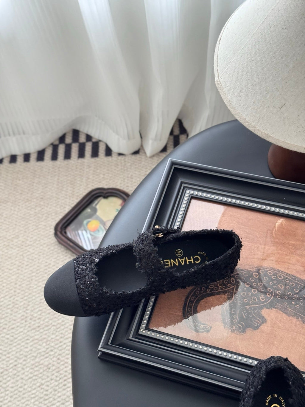 Chanel 25s Runway Mary Jane Flats