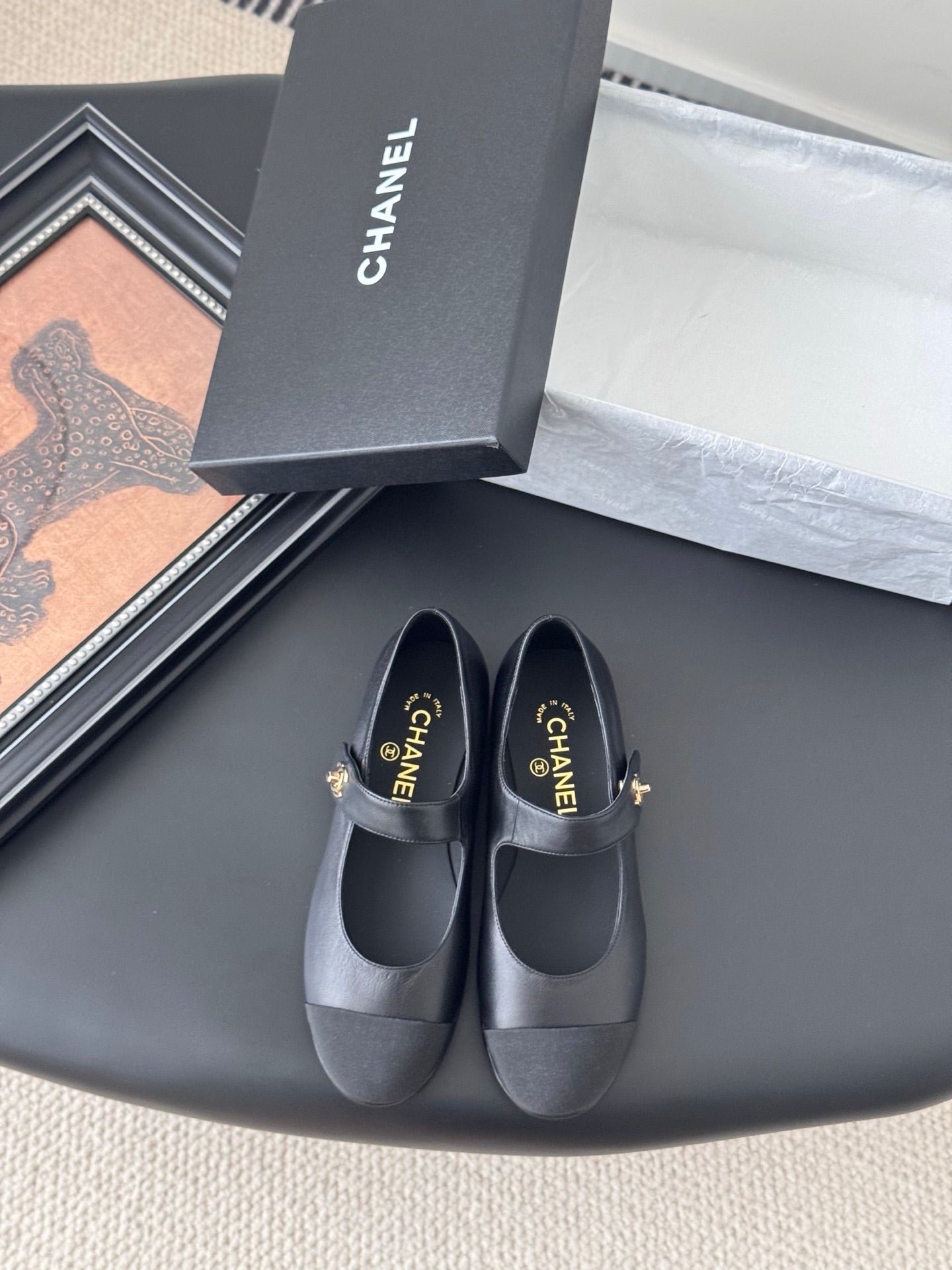 Chanel 25s Runway Mary Jane Flats
