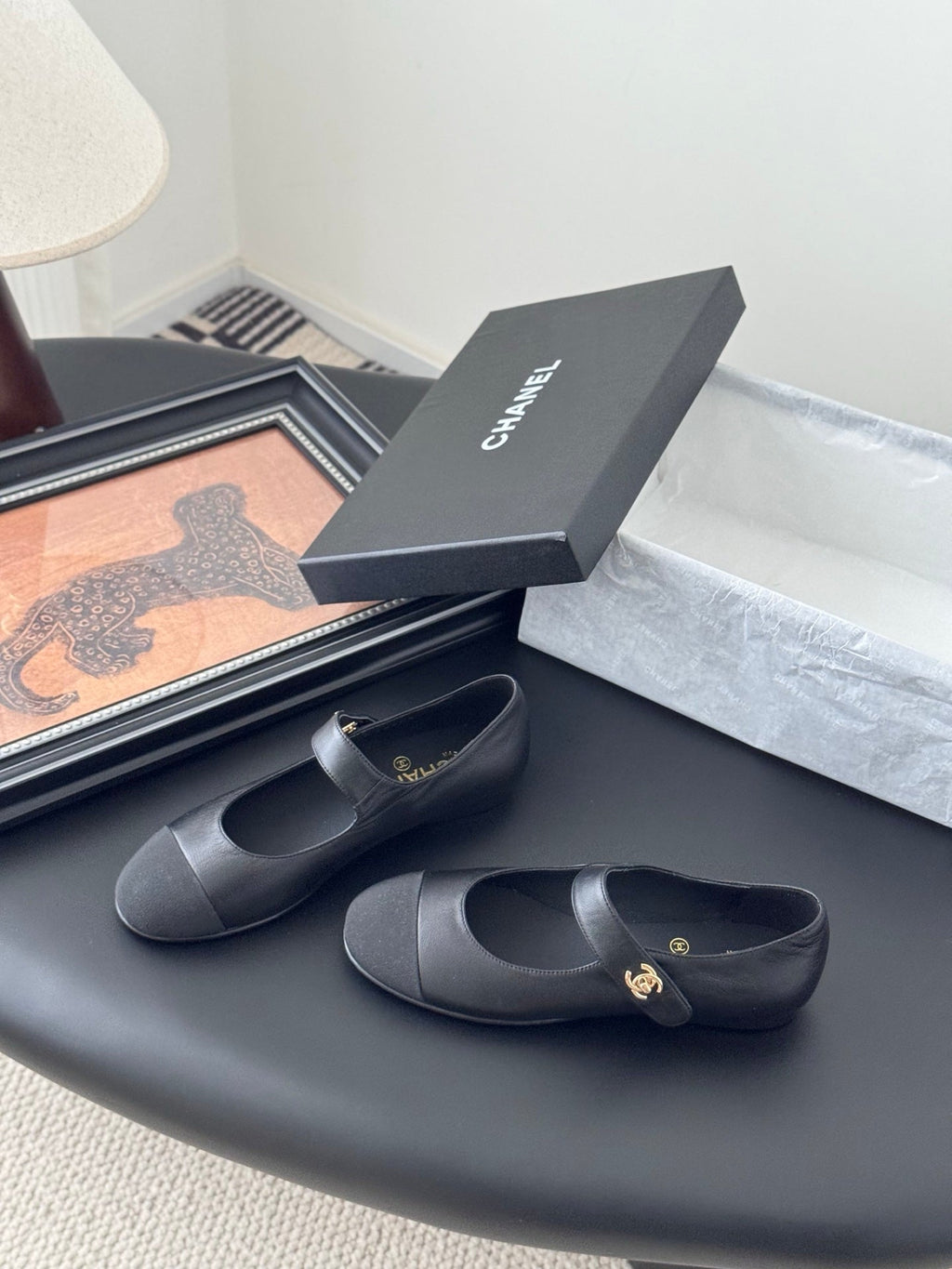 Chanel 25s Runway Mary Jane Flats