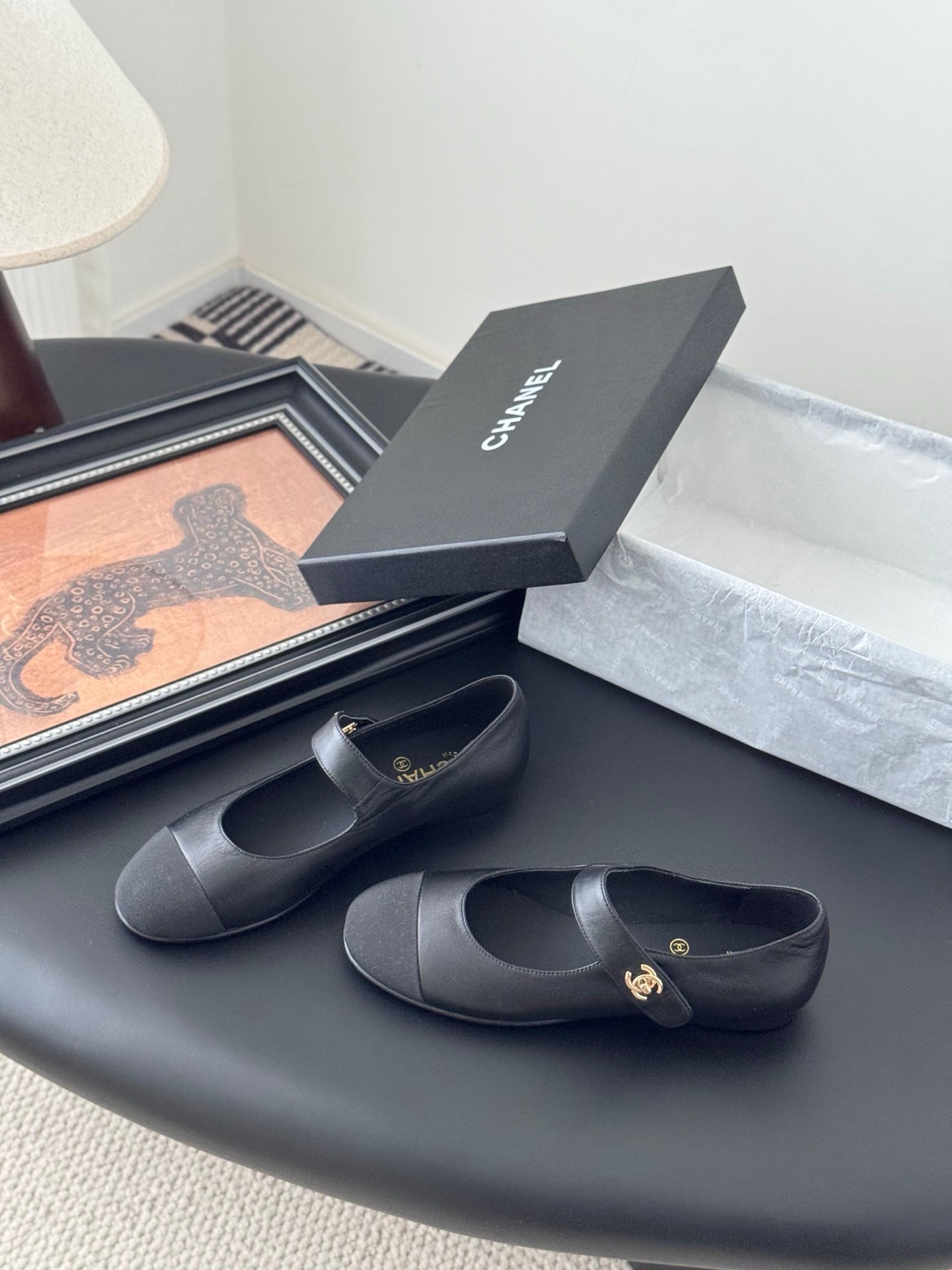 Chanel 25s Runway Mary Jane Flats