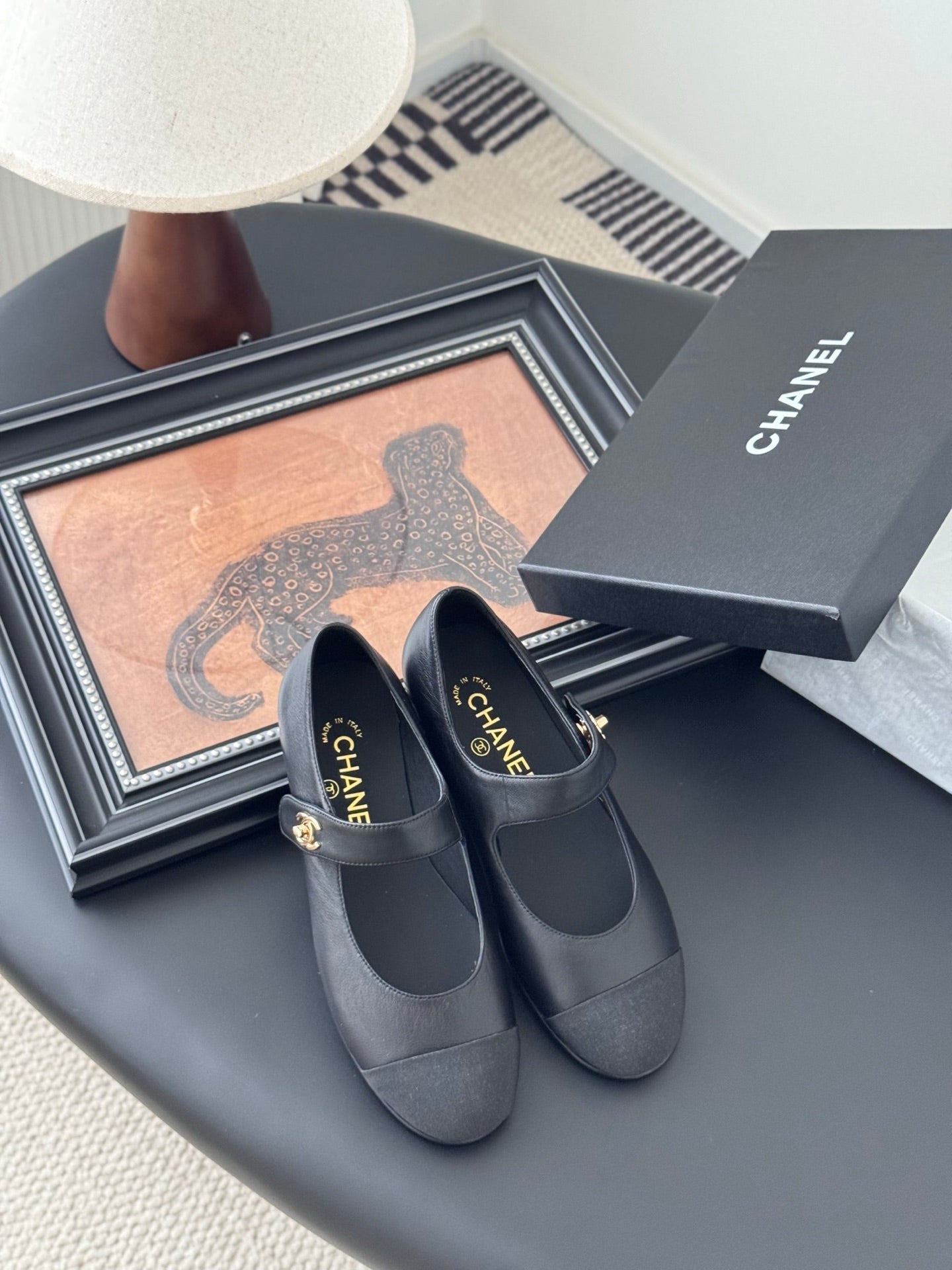 Chanel 25s Runway Mary Jane Flats