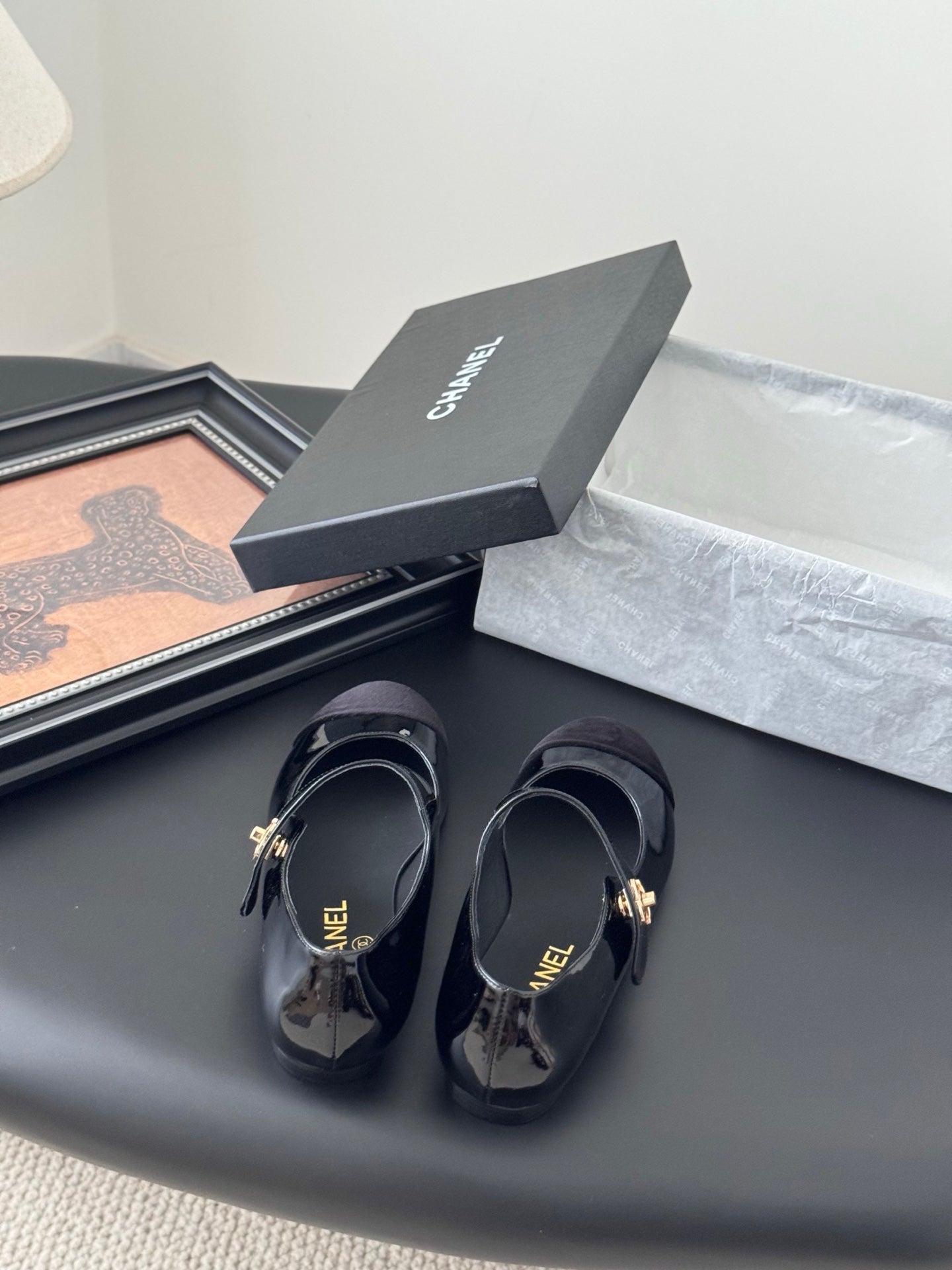 Chanel 25s Runway Mary Jane Flats