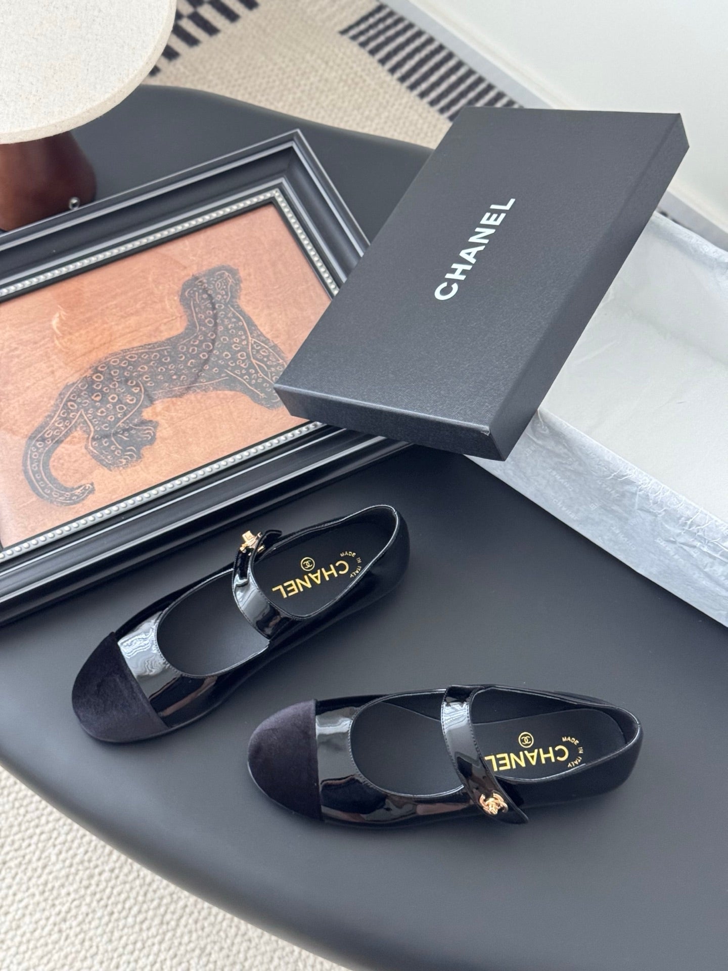 Chanel 25s Runway Mary Jane Flats