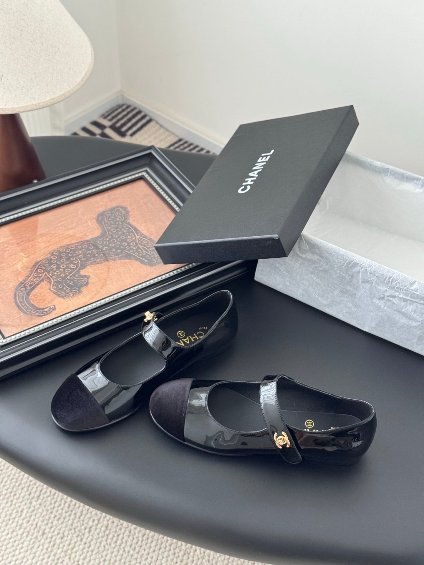 Chanel 25s Runway Mary Jane Flats