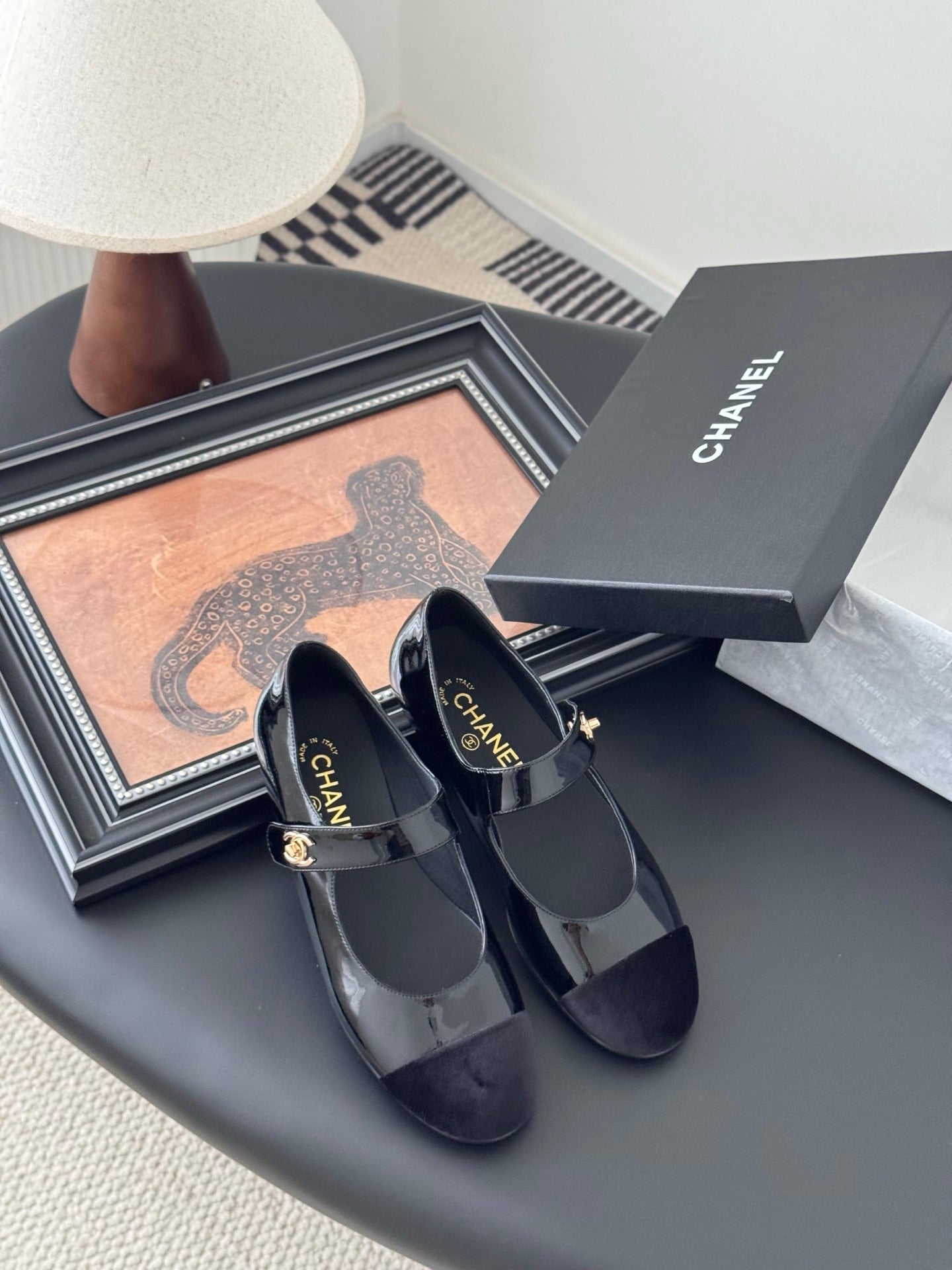 Chanel 25s Runway Mary Jane Flats