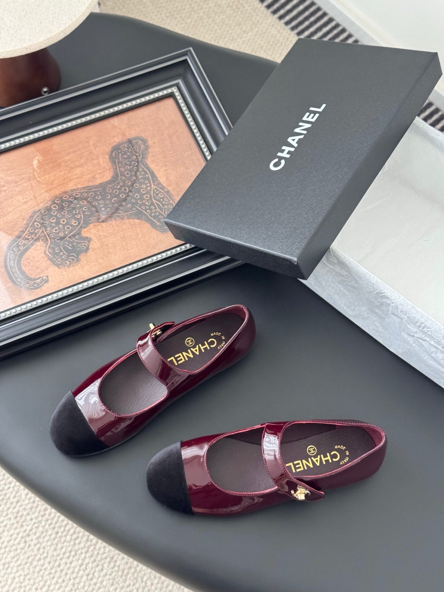 Chanel 25s Runway Mary Jane Flats