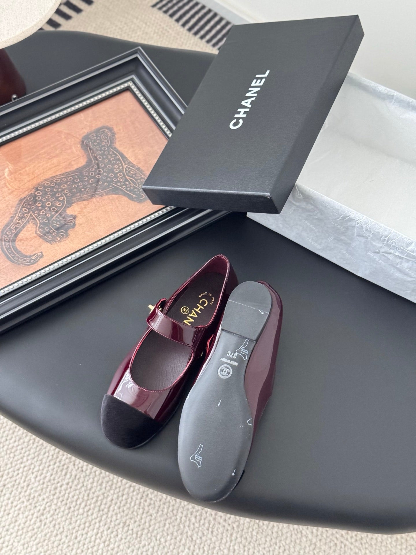 Chanel 25s Runway Mary Jane Flats