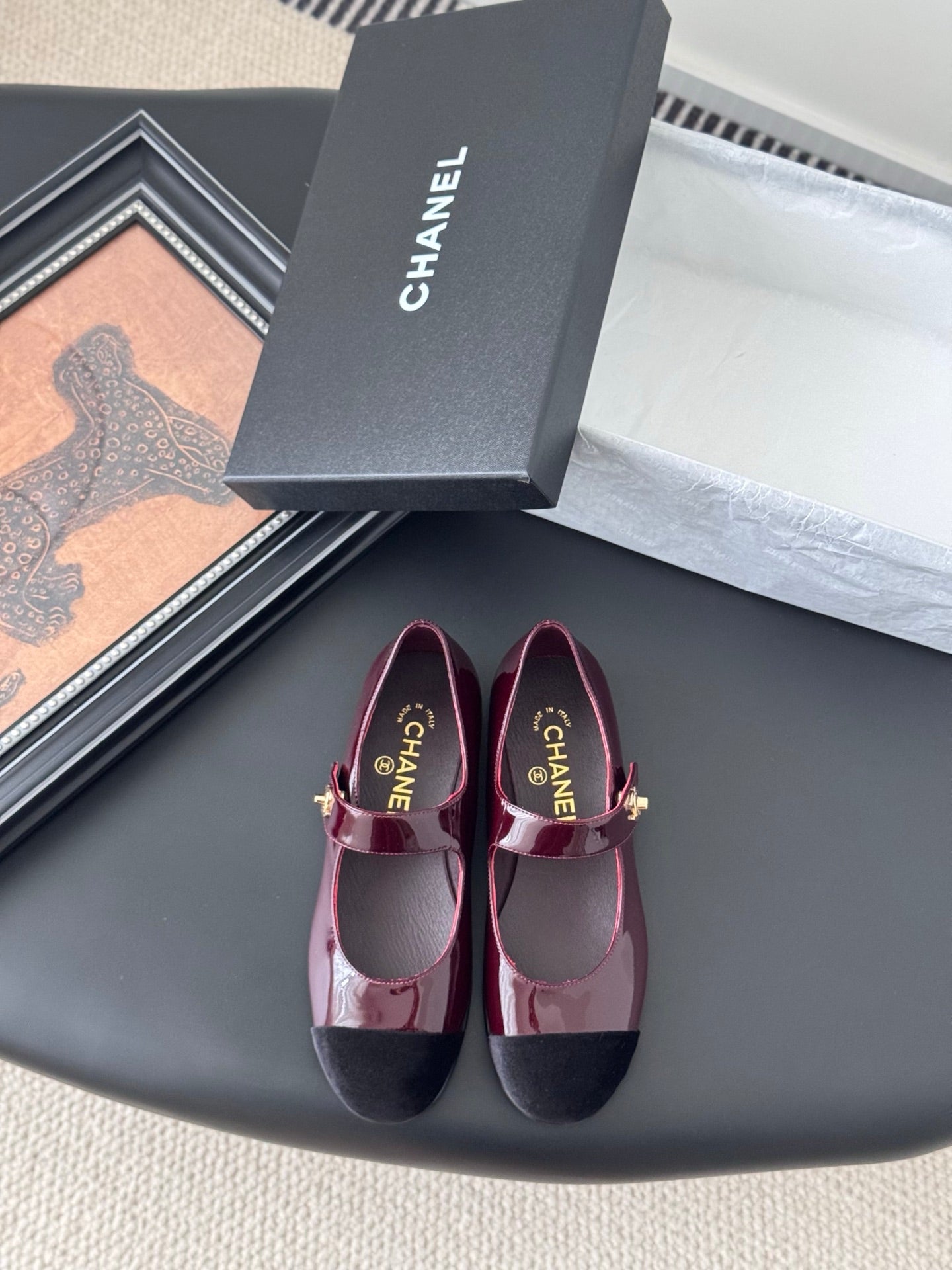 Chanel 25s Runway Mary Jane Flats