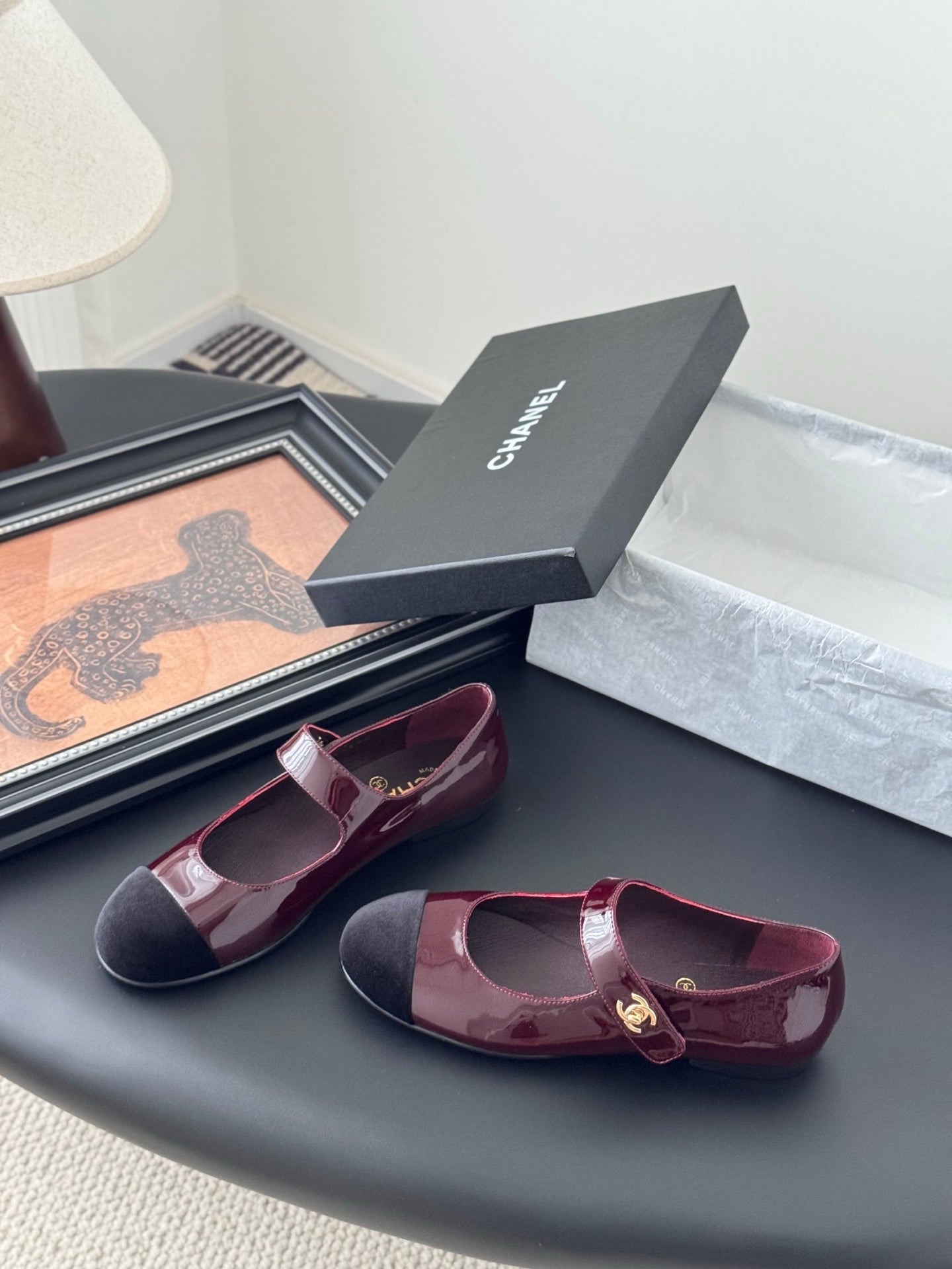 Chanel 25s Runway Mary Jane Flats