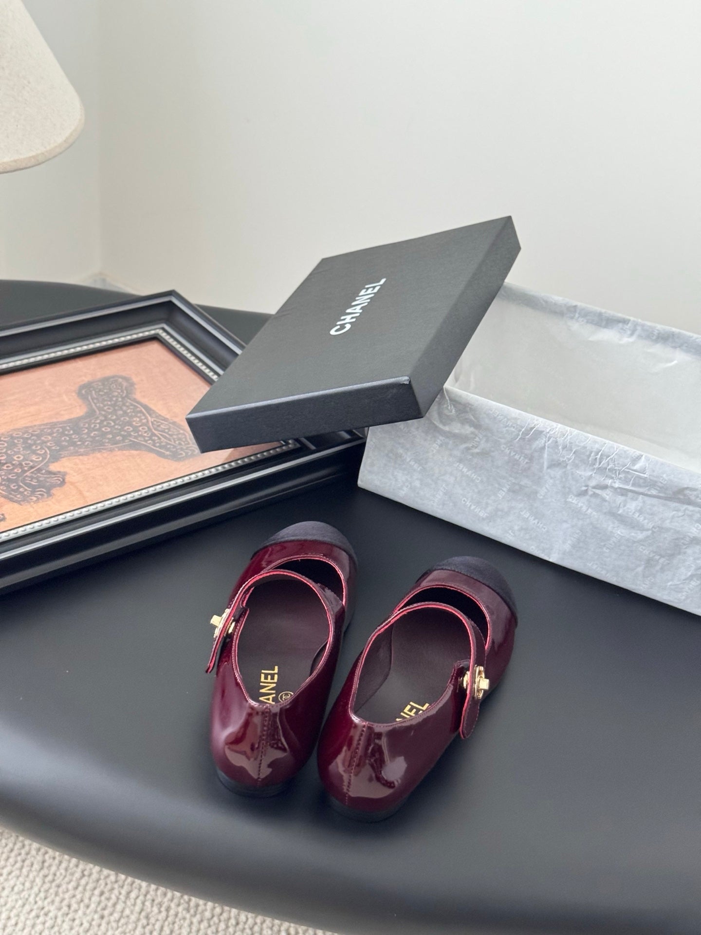 Chanel 25s Runway Mary Jane Flats