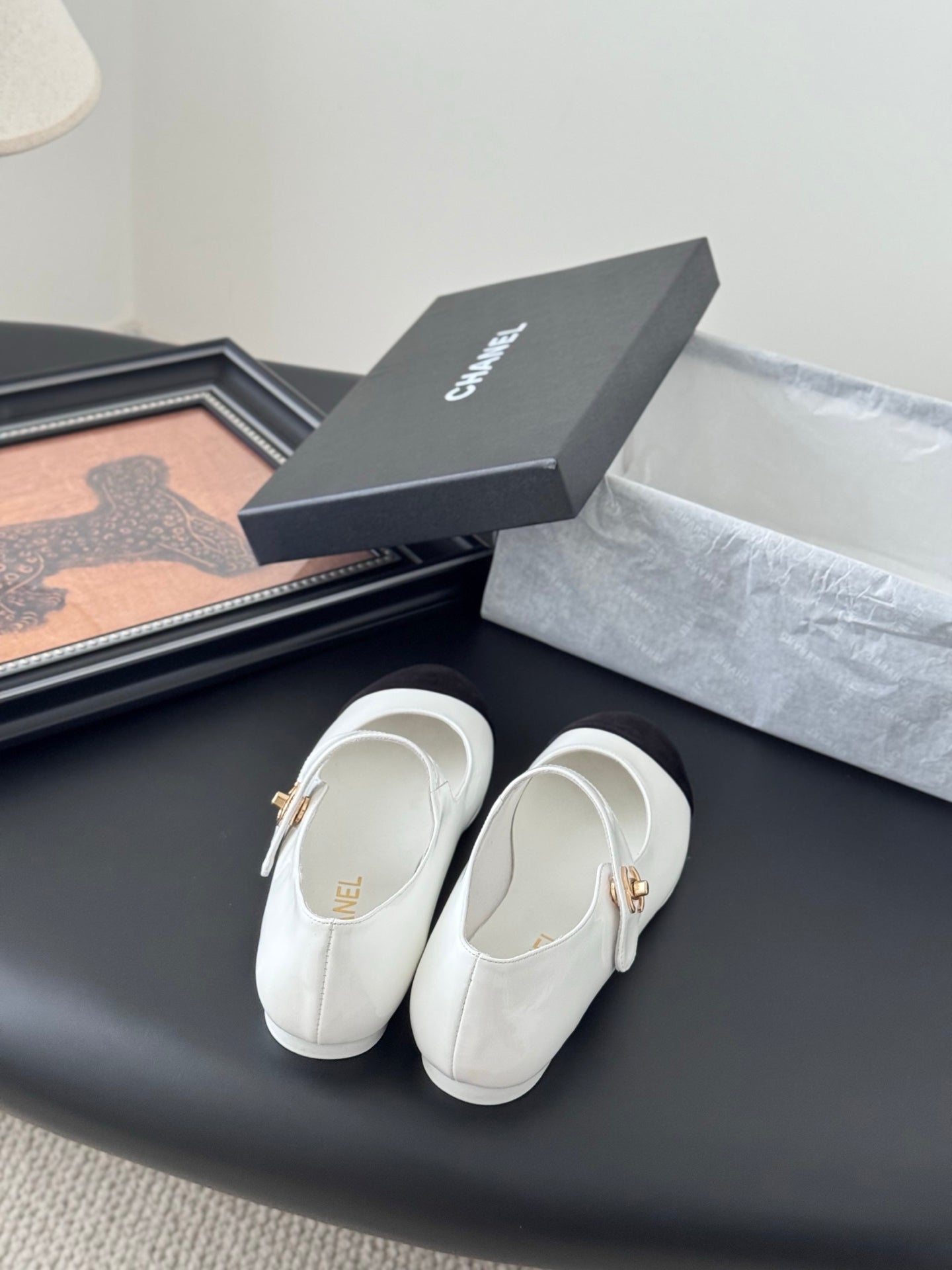 Chanel 25s Runway Mary Jane Flats