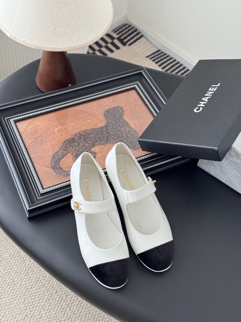 Chanel 25s Runway Mary Jane Flats