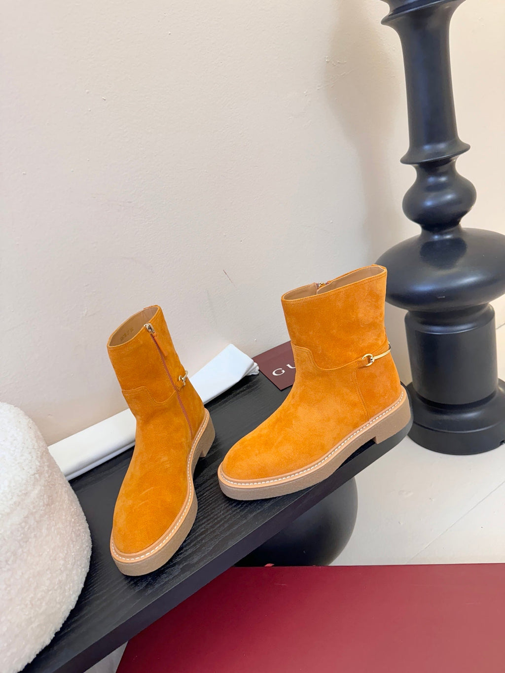 Gucci Runway Suede Boots