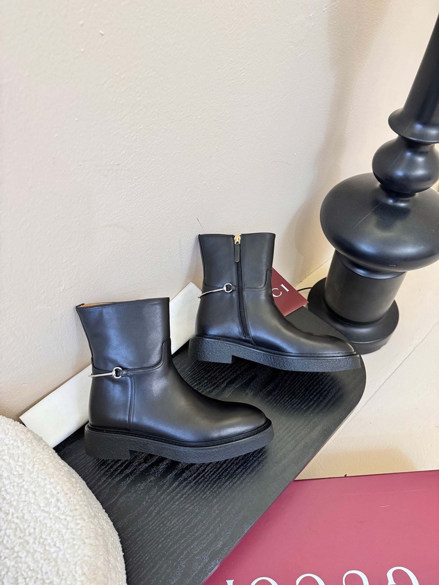Gucci Runway Suede Boots