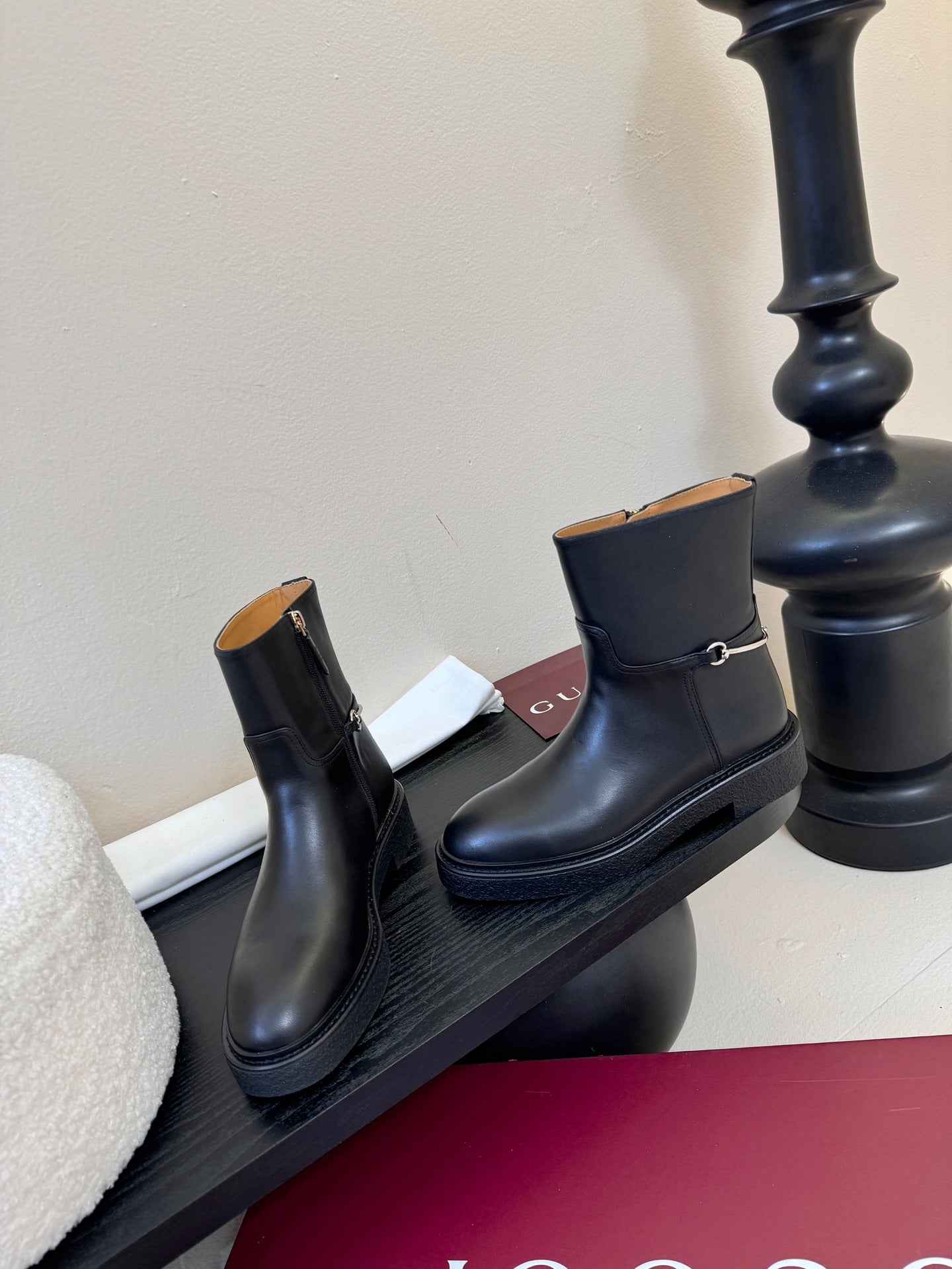 Gucci Runway Suede Boots