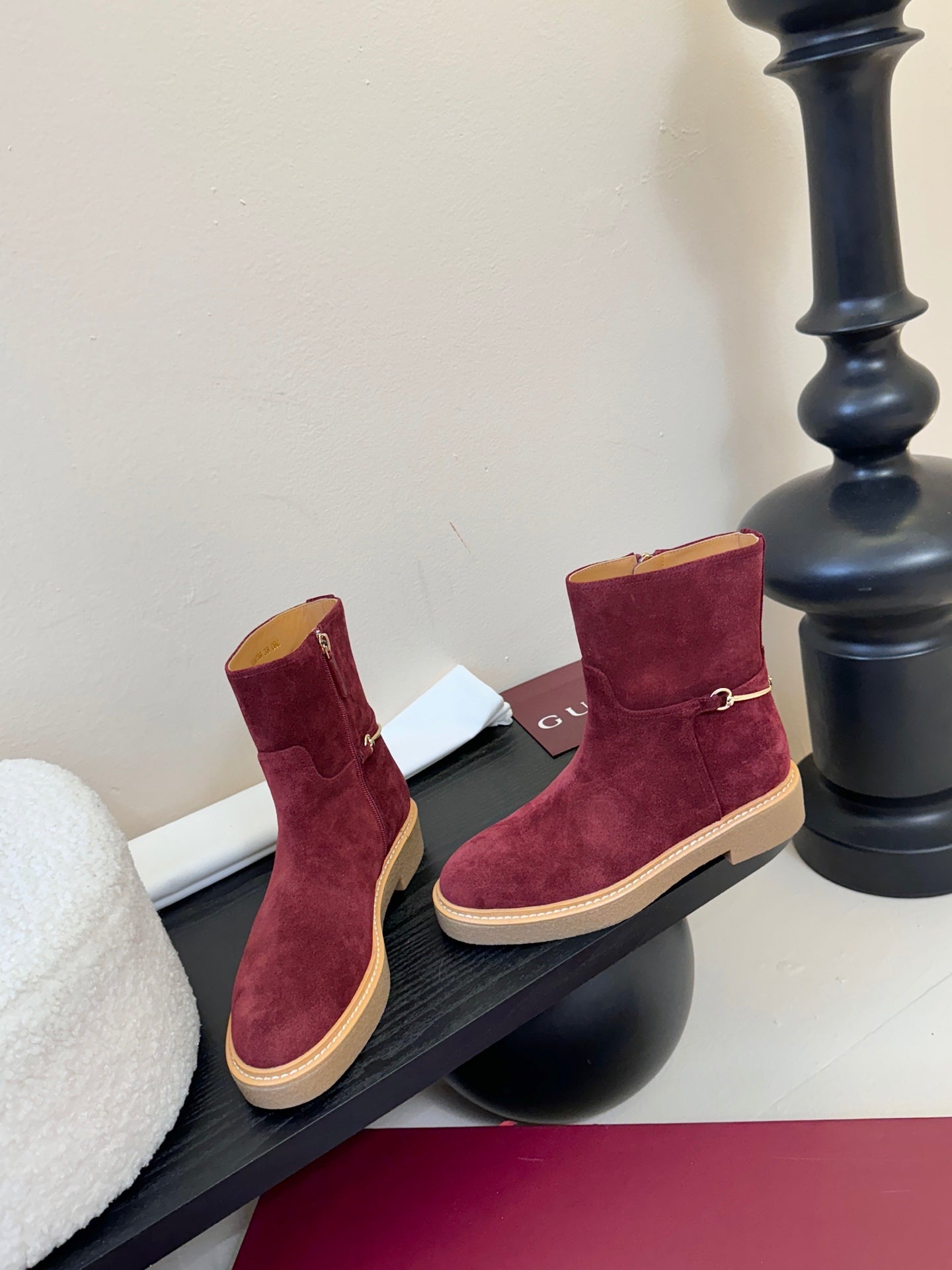 Gucci Runway Suede Boots