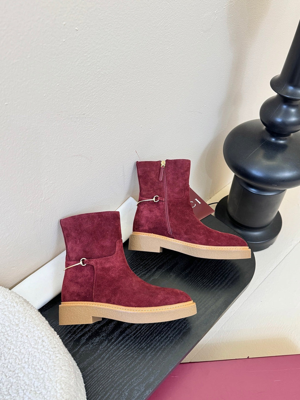 Gucci Runway Suede Boots