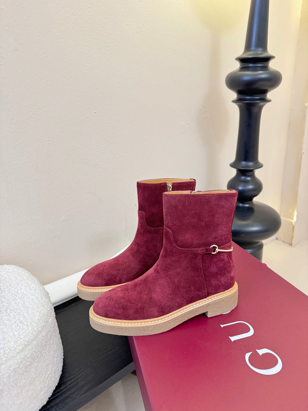 Gucci Runway Suede Boots