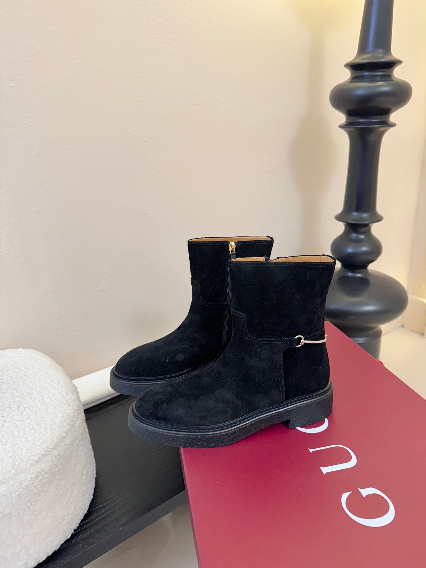 Gucci Runway Suede Boots