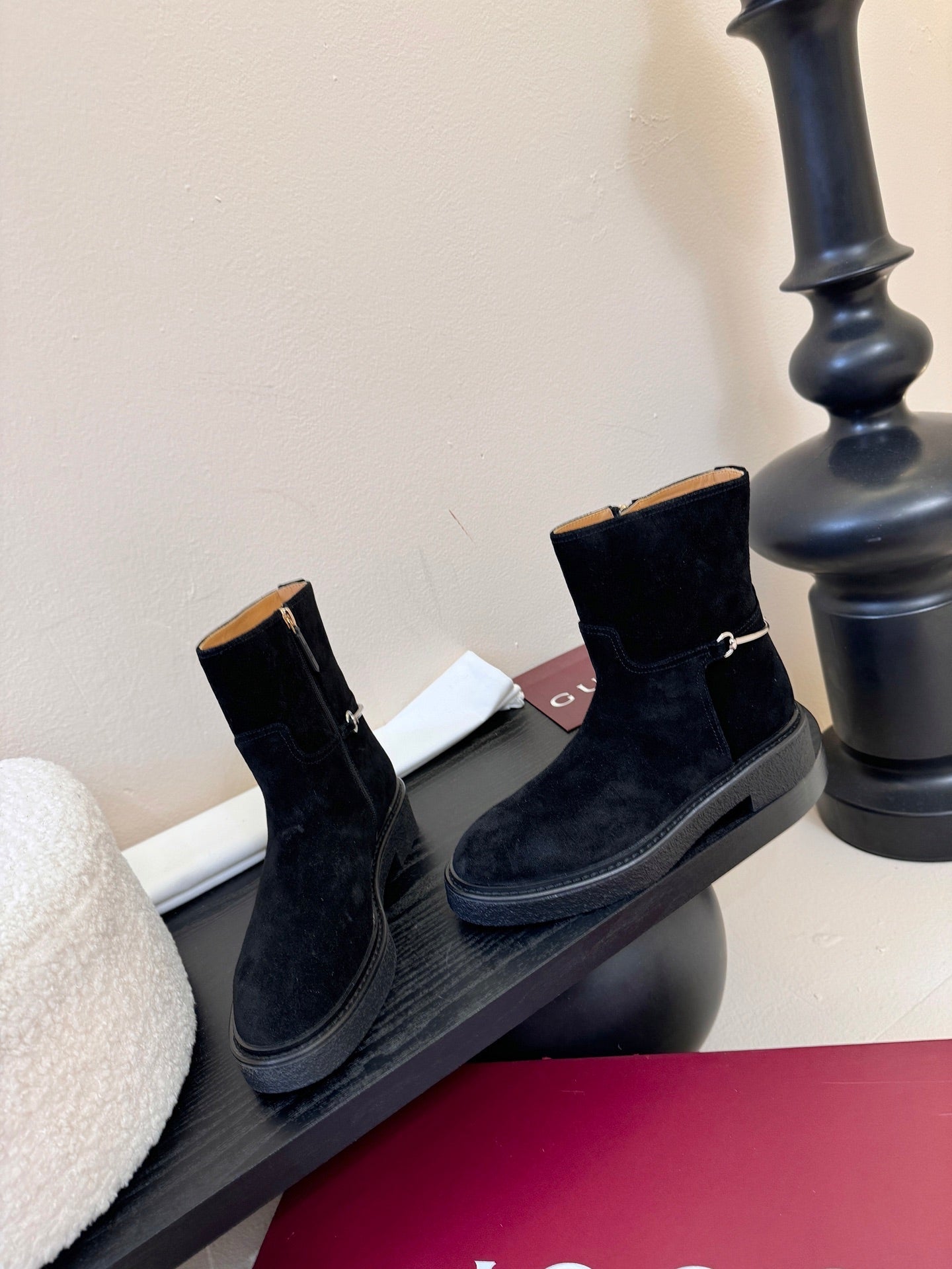 Gucci Runway Suede Boots