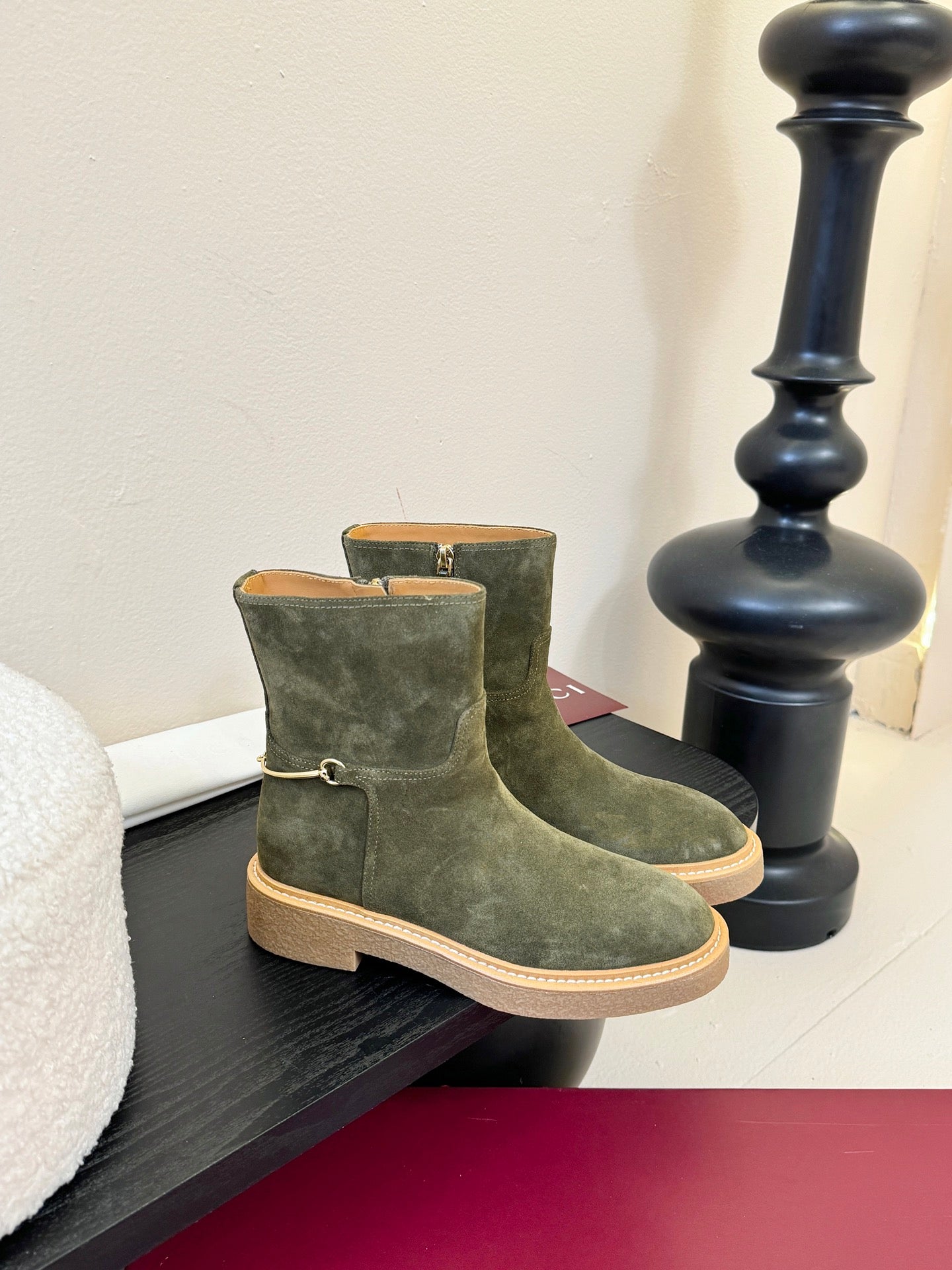 Gucci Runway Suede Boots
