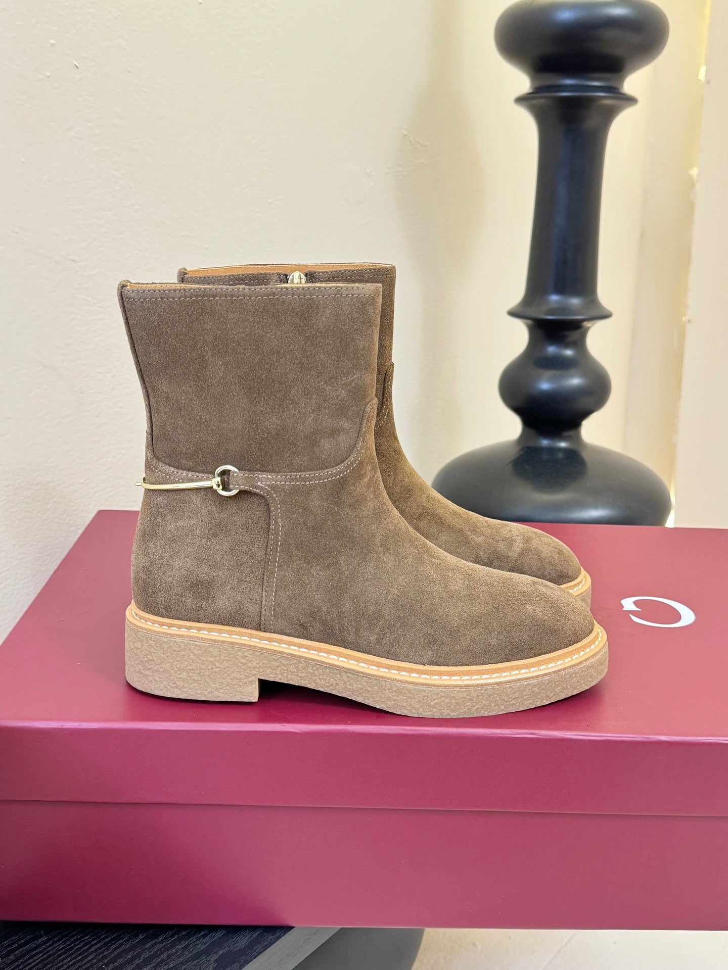 Gucci Runway Suede Boots