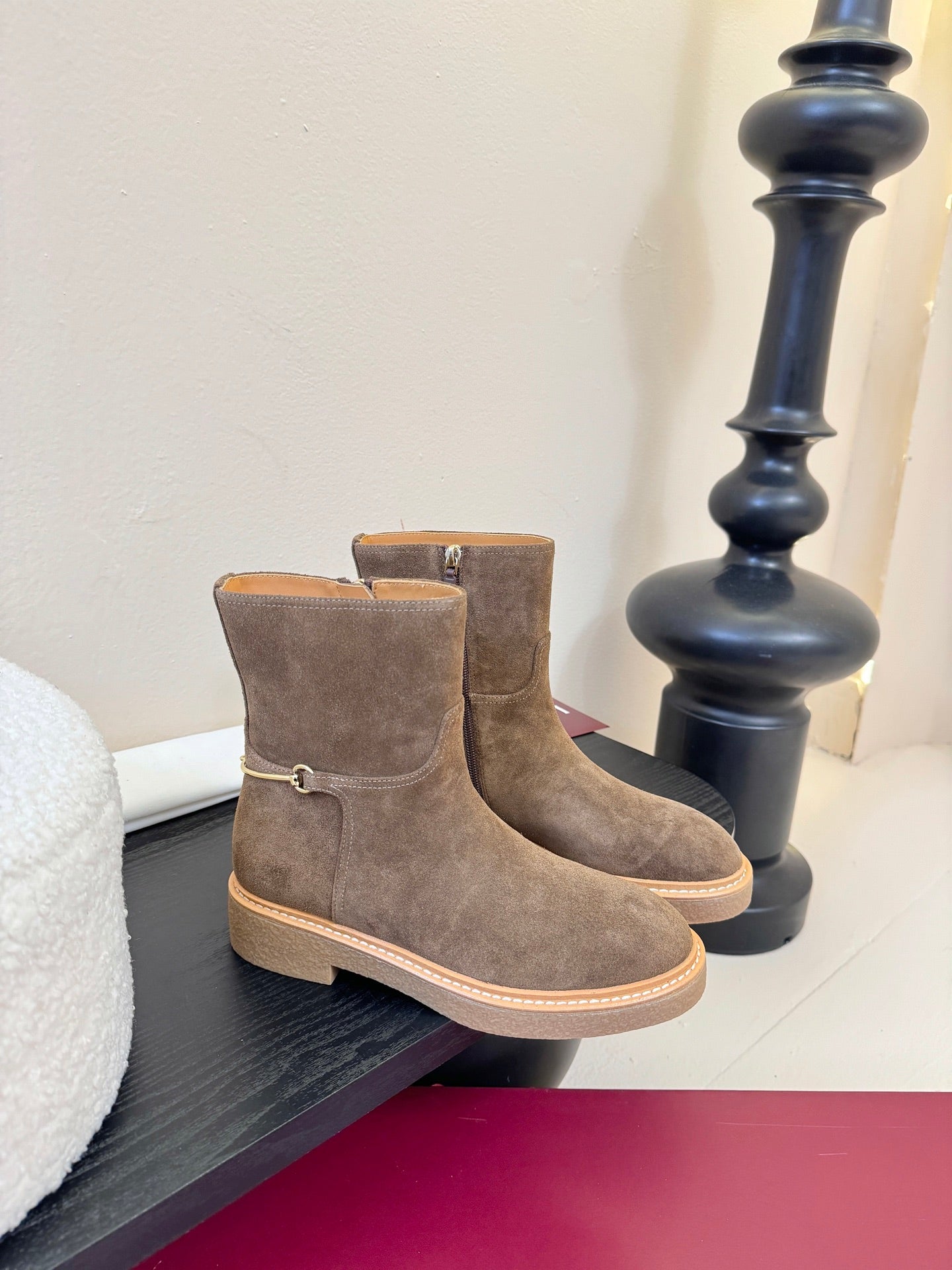 Gucci Runway Suede Boots