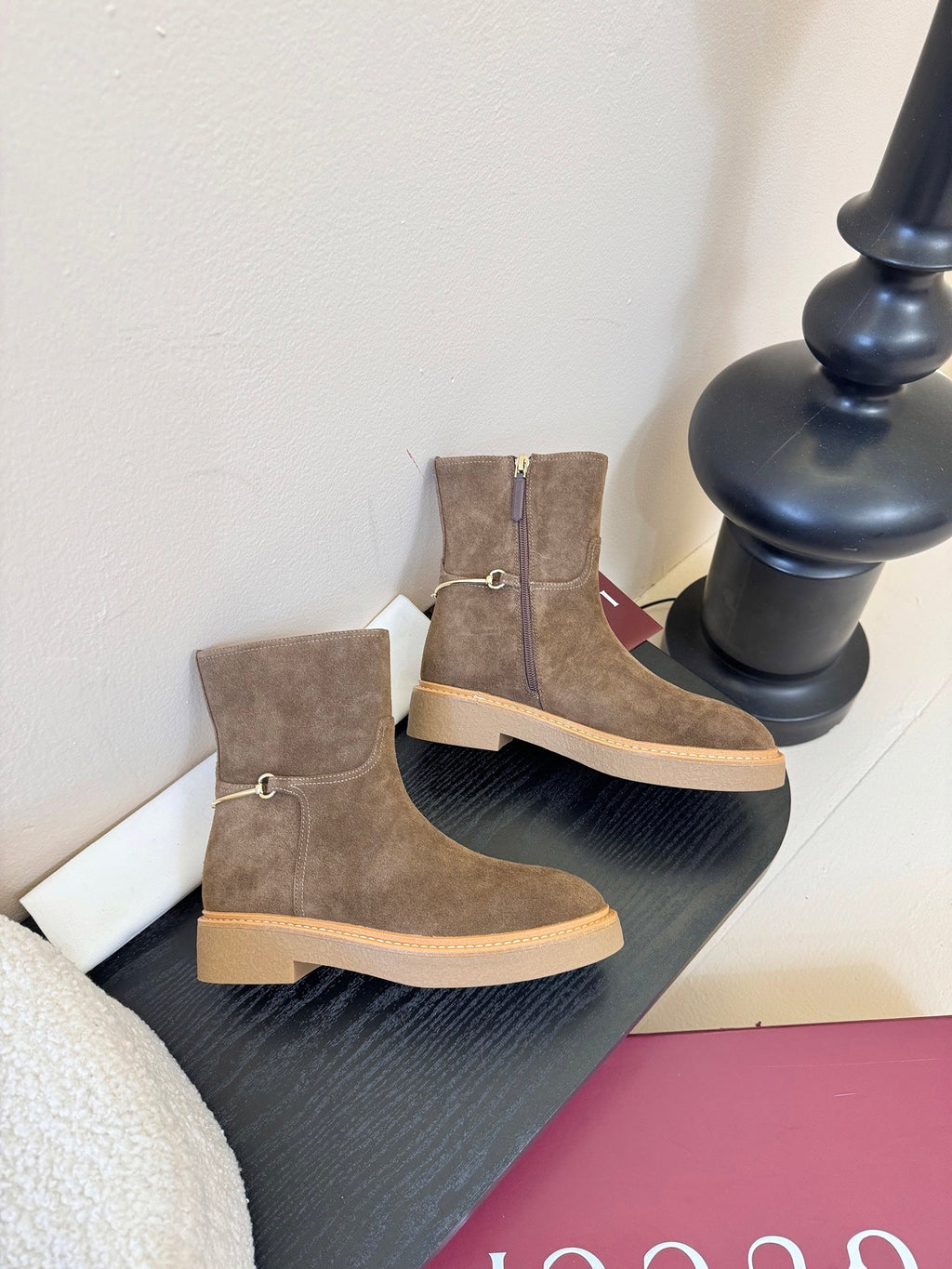 Gucci Runway Suede Boots
