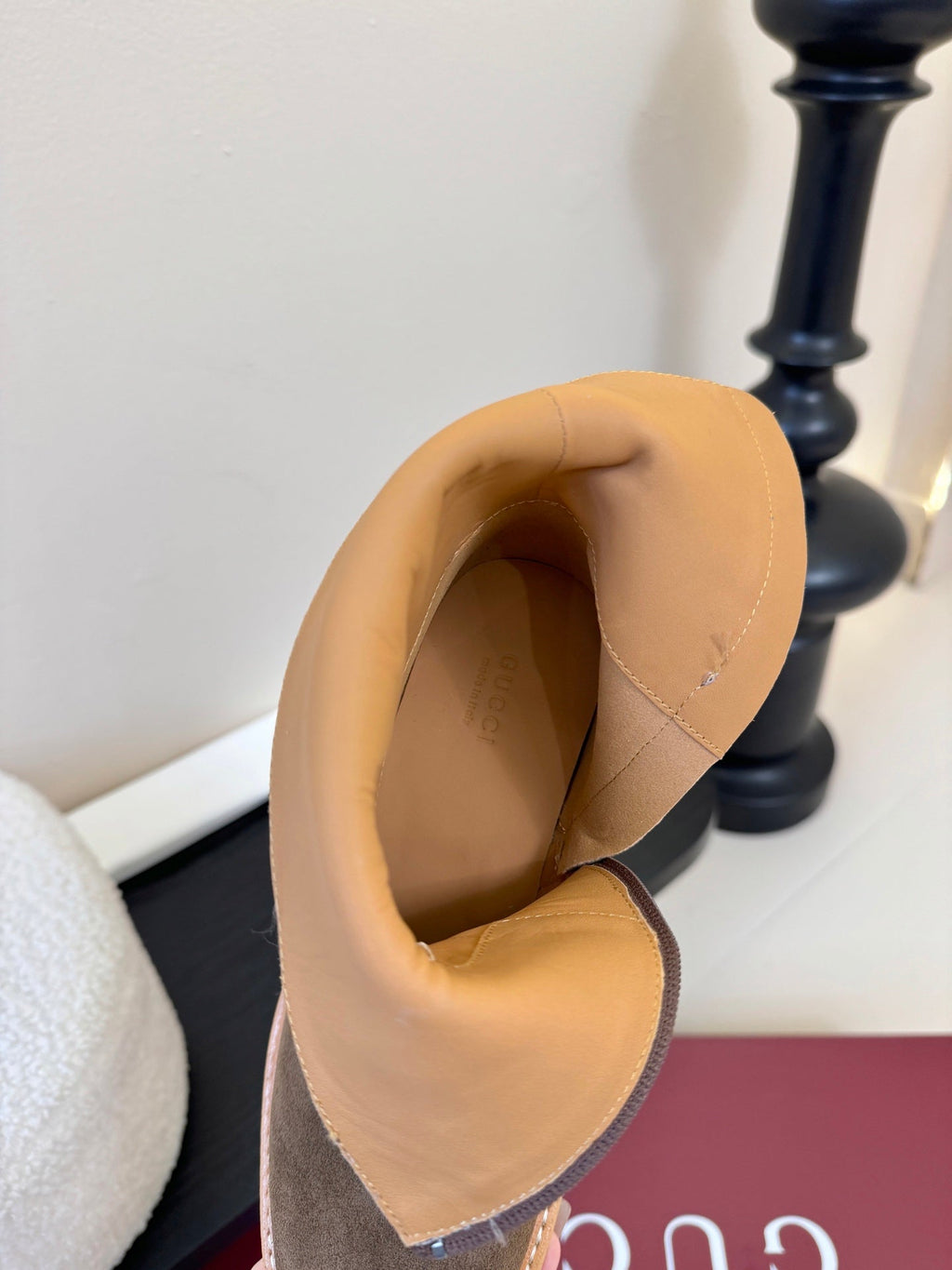 Gucci Runway Suede Boots
